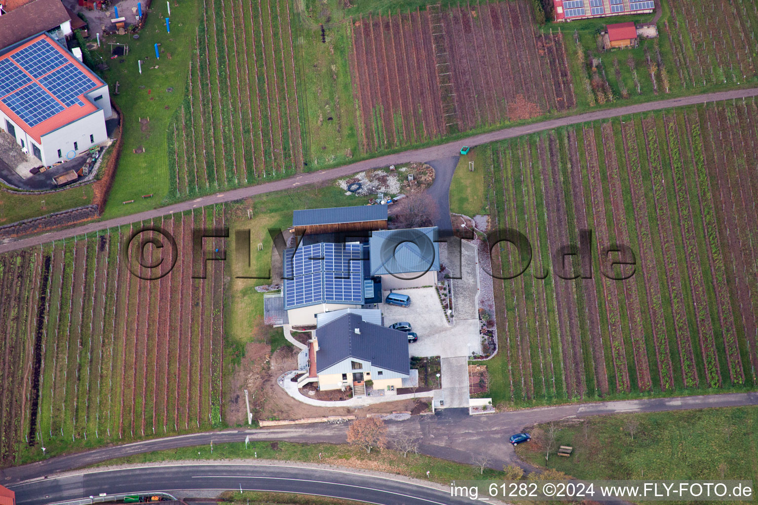 Giess-Düpel Winery in Birkweiler in the state Rhineland-Palatinate, Germany