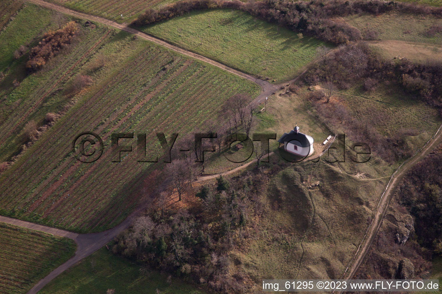 Ilbesheim bei Landau in der Pfalz in the state Rhineland-Palatinate, Germany from the drone perspective