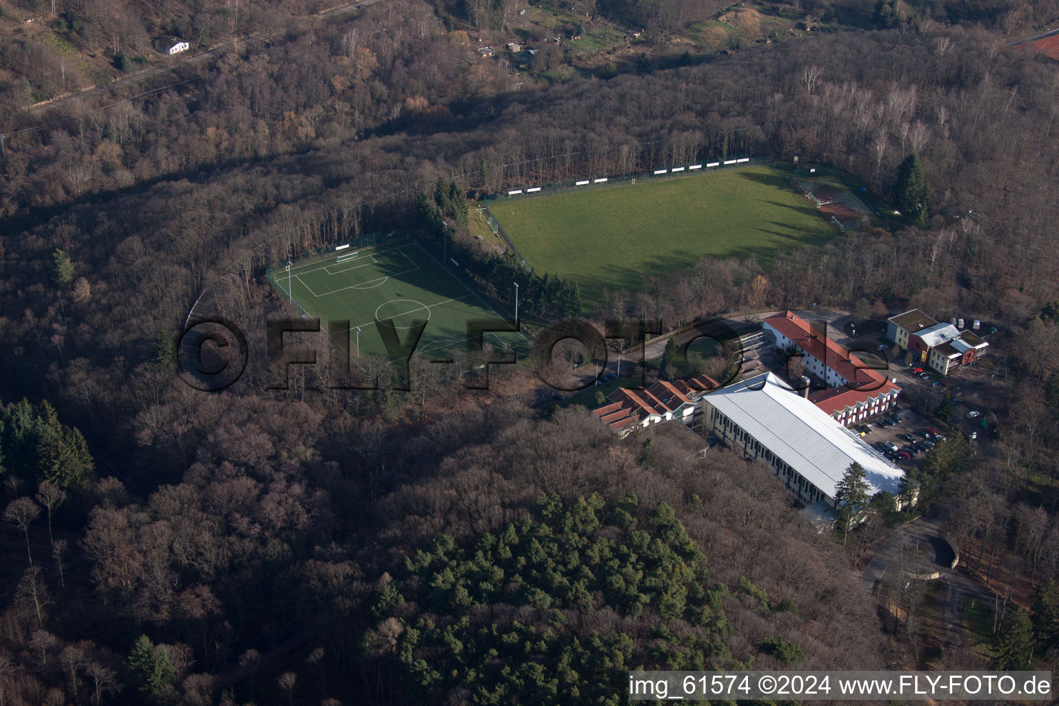 Edenkoben Sports School in Weyher in der Pfalz in the state Rhineland-Palatinate, Germany