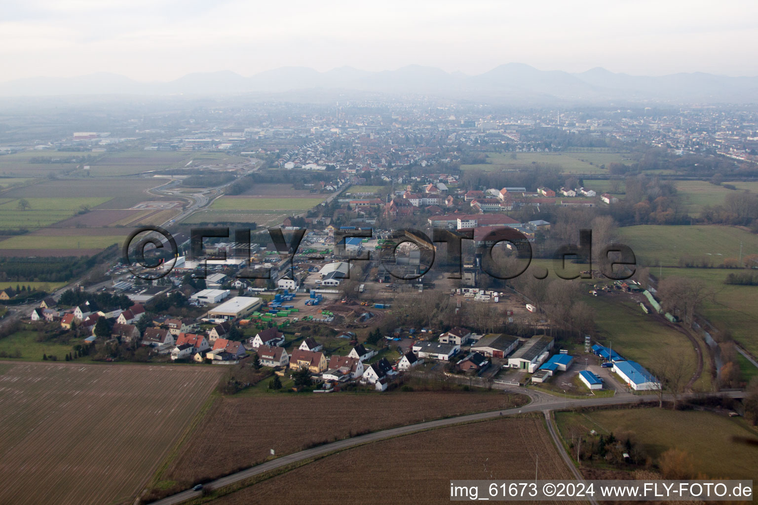 Borheimer Way in Landau in der Pfalz in the state Rhineland-Palatinate, Germany