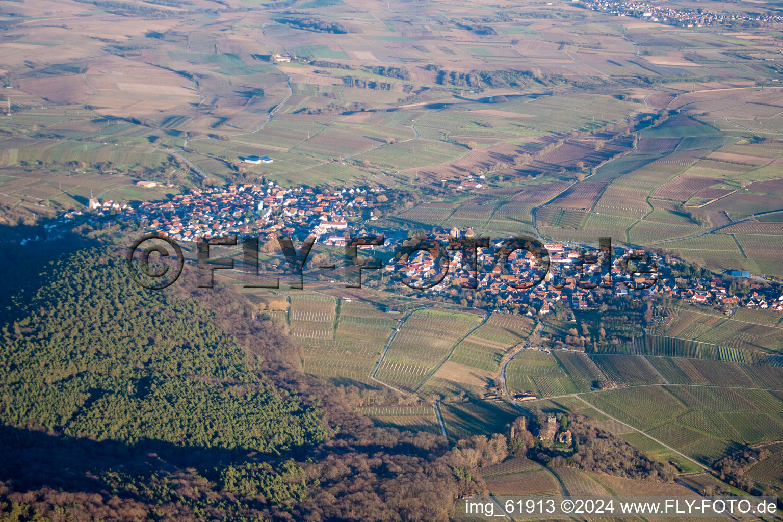 Sonnenberg Vineyard in the district Schweigen in Schweigen-Rechtenbach in the state Rhineland-Palatinate, Germany