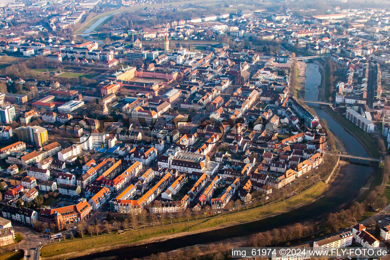 Engelstr in Rastatt in the state Baden-Wuerttemberg, Germany