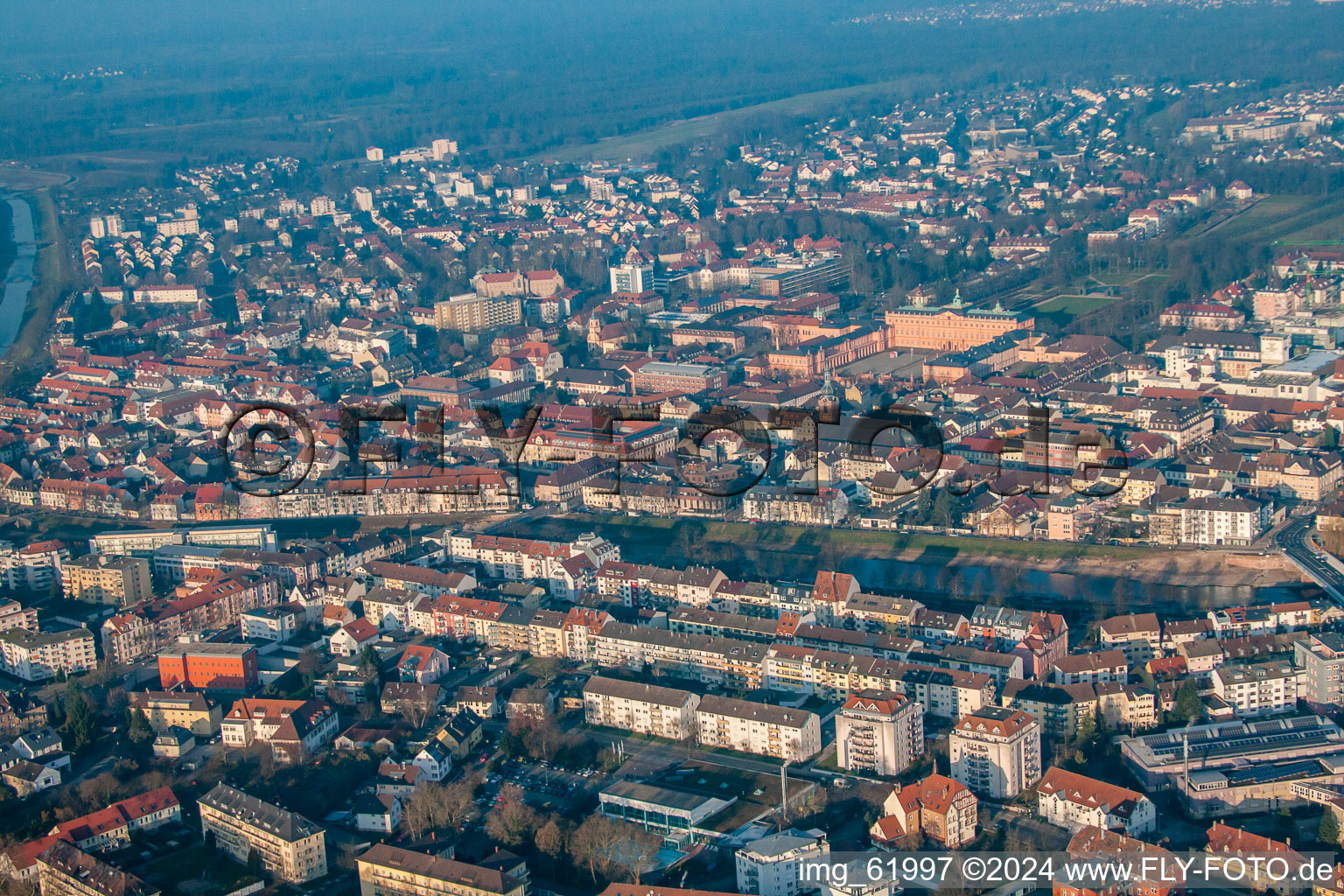 Murg Mitte in Rastatt in the state Baden-Wuerttemberg, Germany