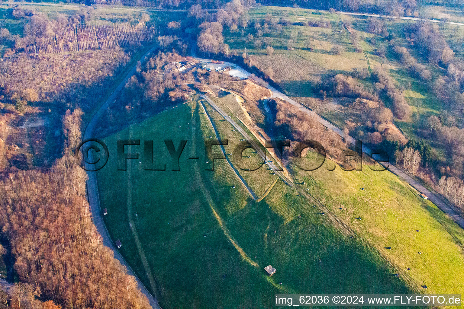 Waste disposal facility "Hintere Dollert in the district Oberweier in Gaggenau in the state Baden-Wuerttemberg, Germany