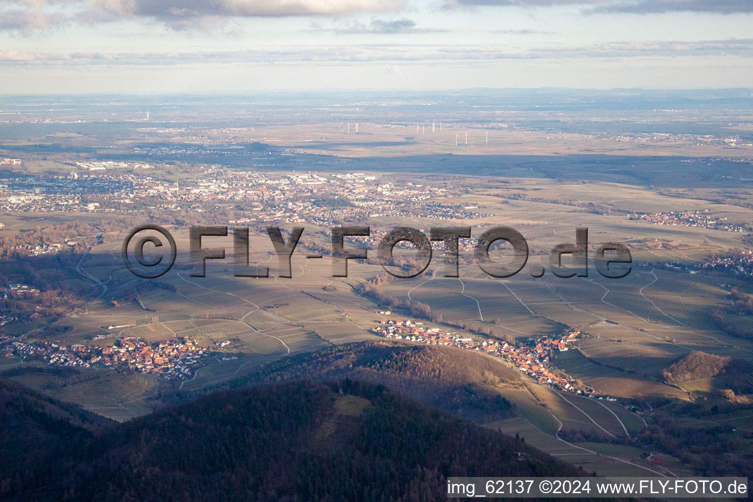 Landau from the west in Landau in der Pfalz in the state Rhineland-Palatinate, Germany