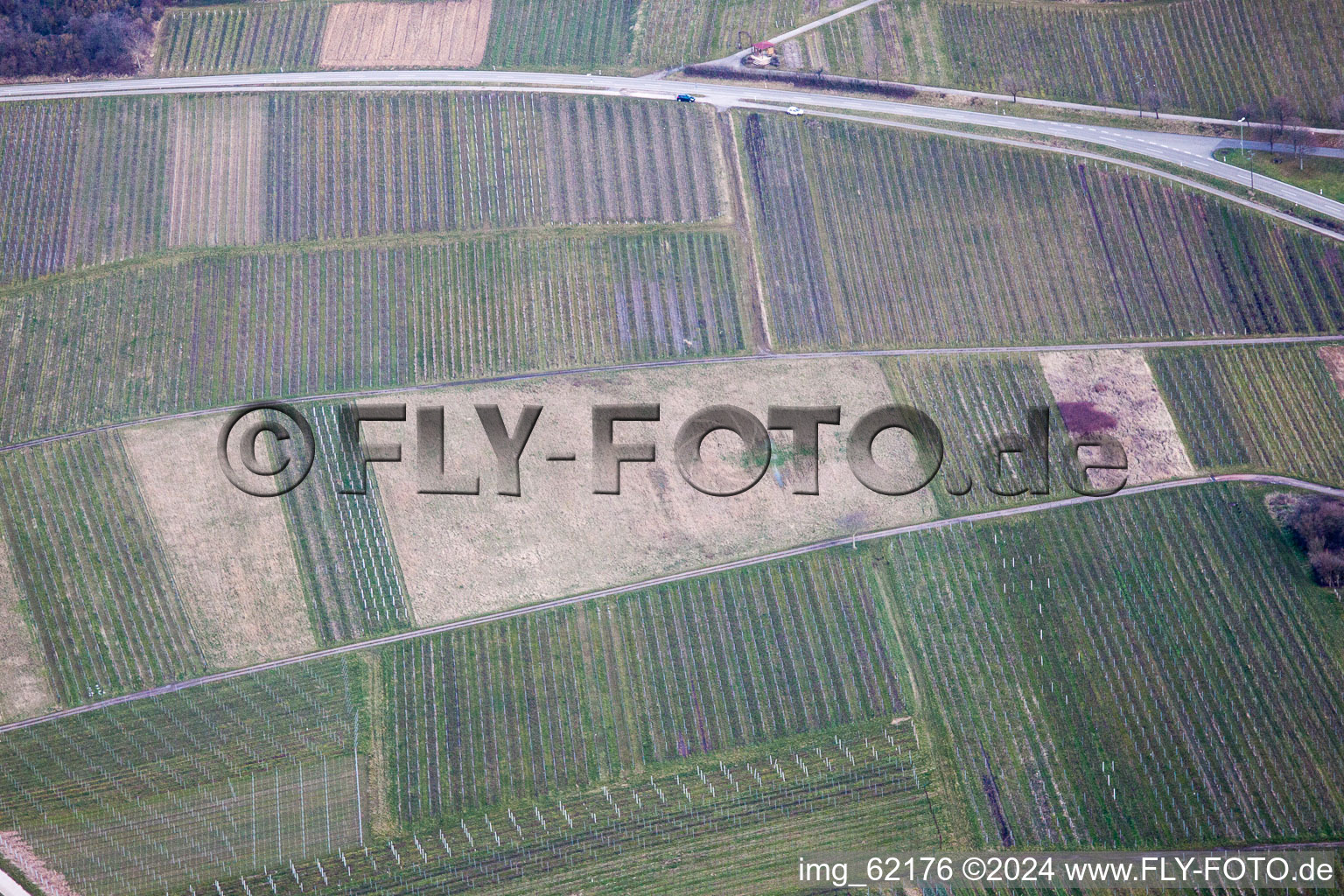 Of Ilbesheim bei Landau in der Pfalz in Ilbesheim bei Landau in der Pfalz in the state Rhineland-Palatinate, Germany from above