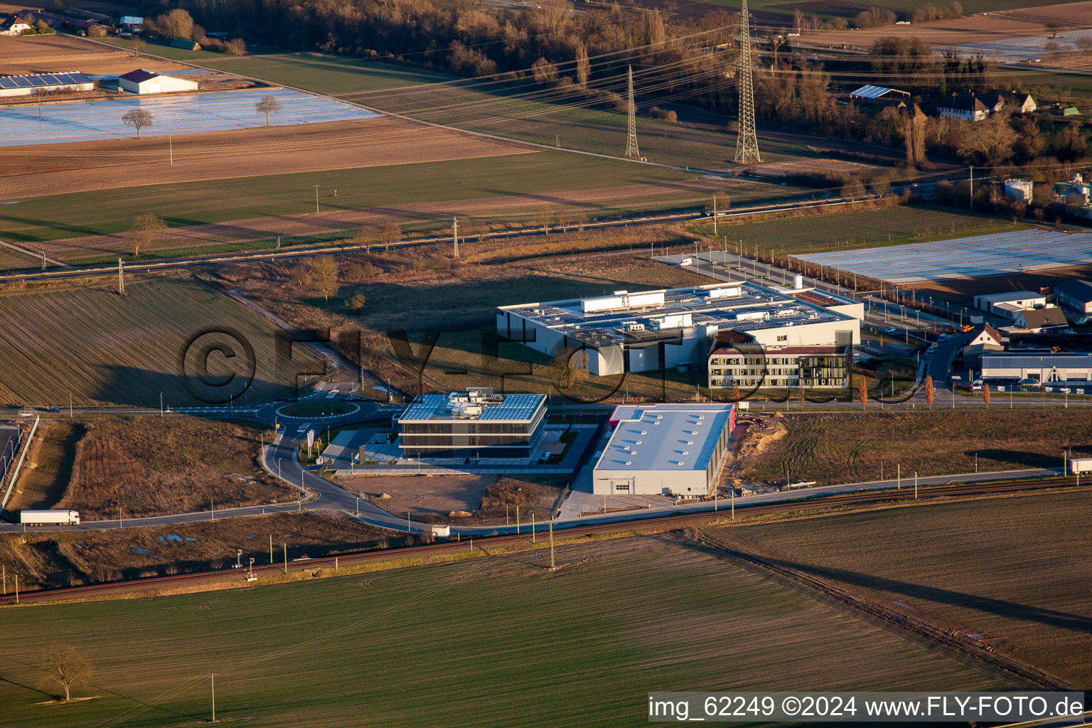 Commercial Area North in Rülzheim in the state Rhineland-Palatinate, Germany