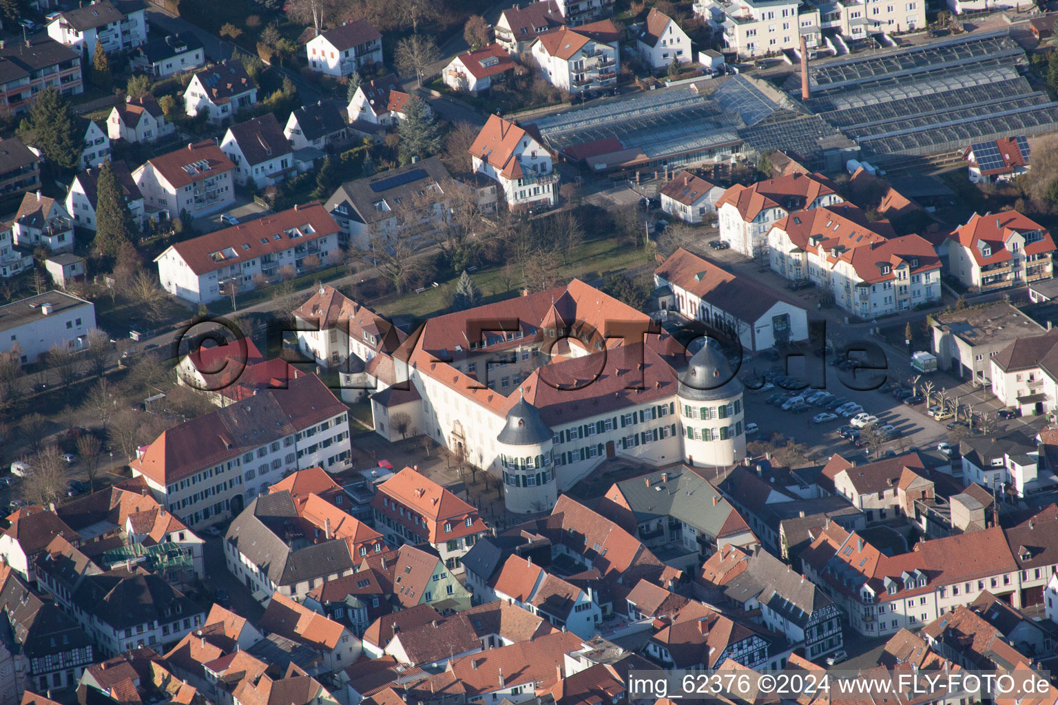 Castle of Schloss Bergzabern in Bad Bergzabern in the state Rhineland-Palatinate