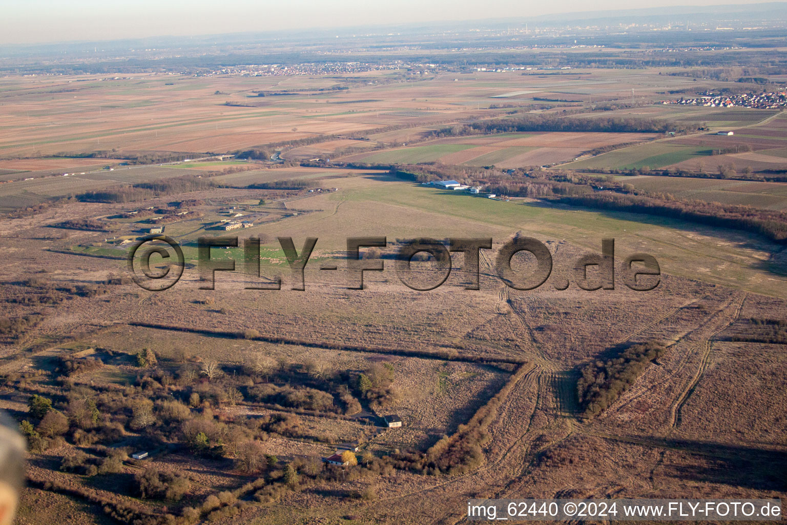 Ebenberg glider airfield in Landau in der Pfalz in the state Rhineland-Palatinate, Germany