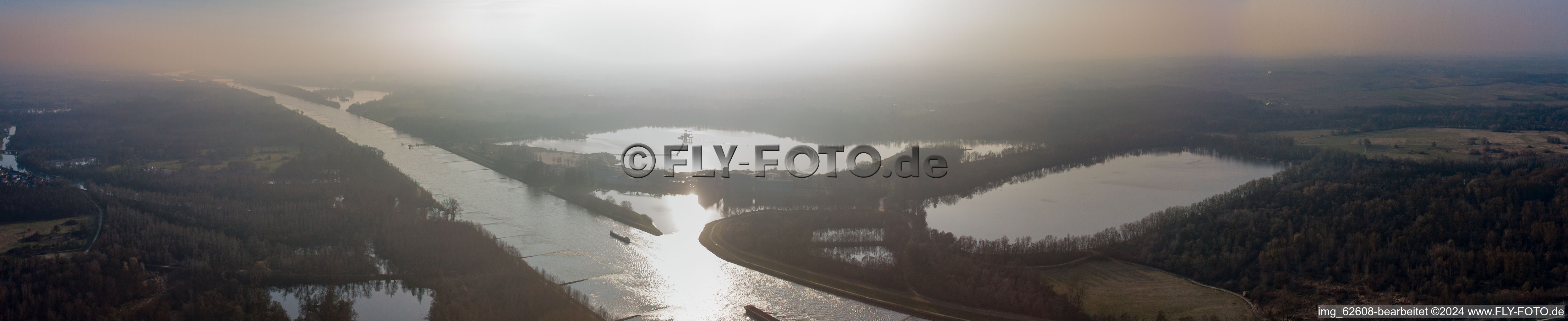 Panorama in Munchhausen in the state Bas-Rhin, France