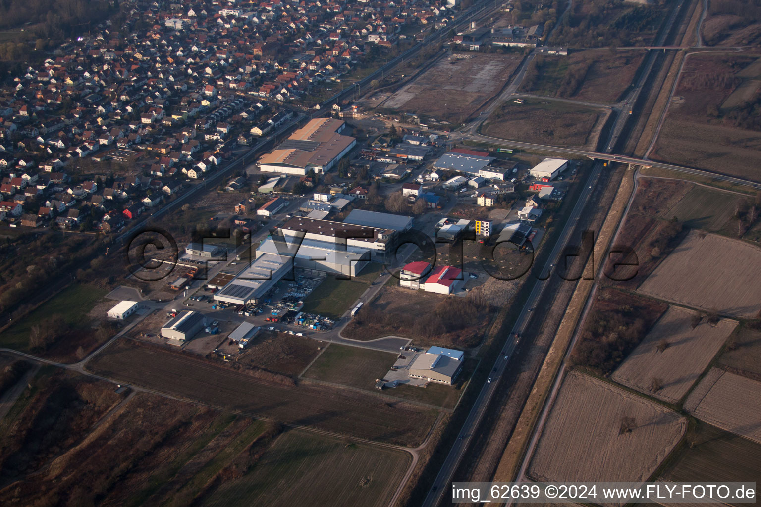 Aerial photograpy of Bietigheim in the state Baden-Wuerttemberg, Germany