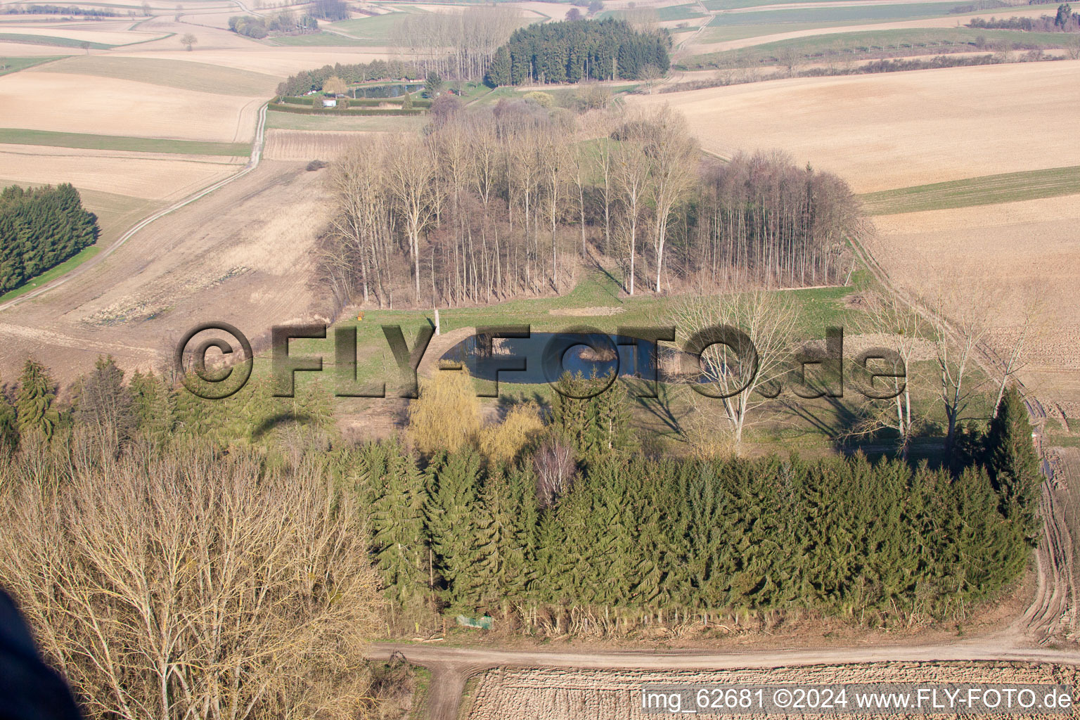 Bird's eye view of Siegen in the state Bas-Rhin, France