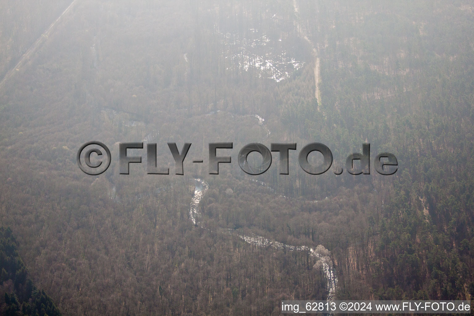 Mertzwiller in the state Bas-Rhin, France viewn from the air