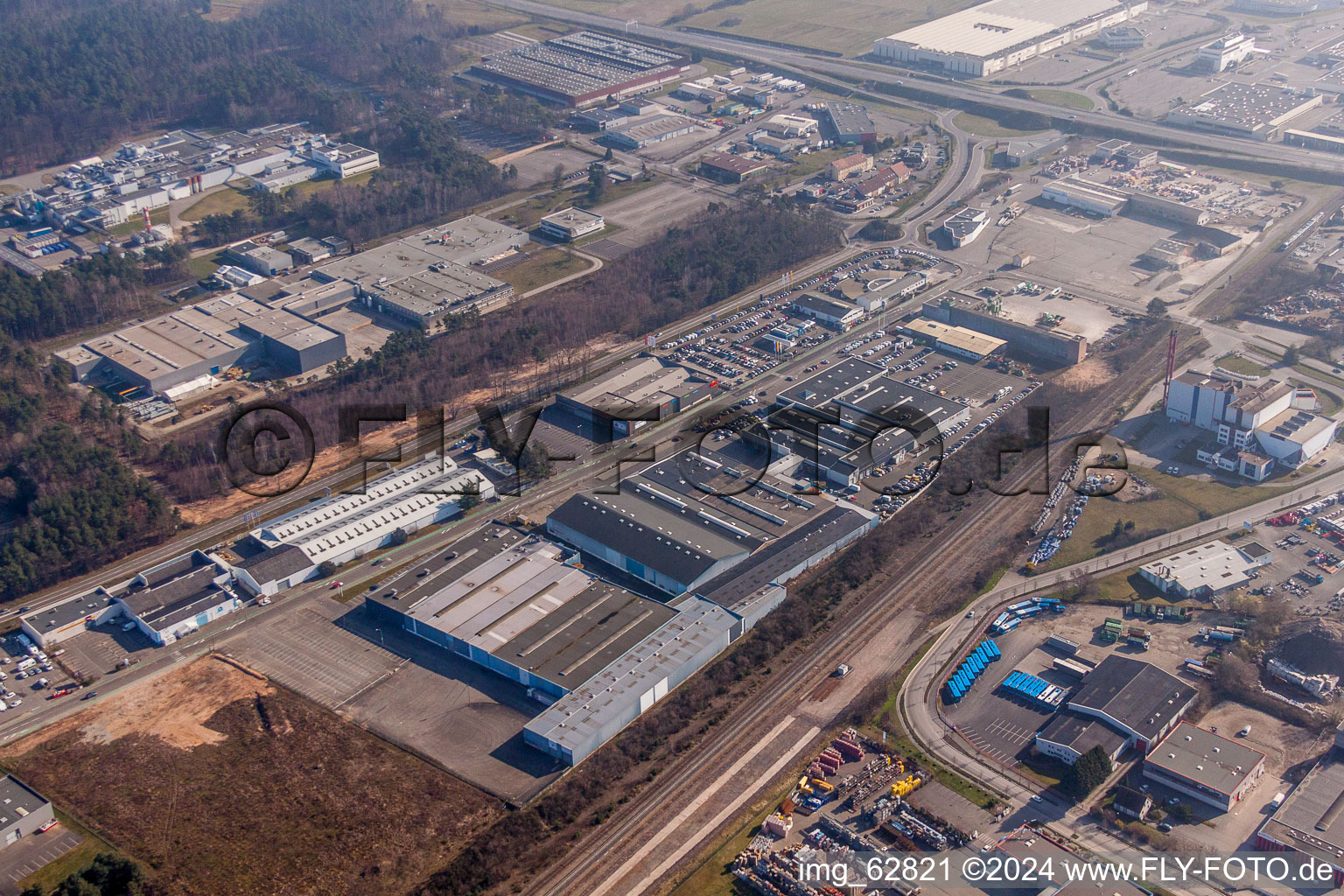 Industrial and commercial area ZI du Ried in Schweighouse-sur-Moder in Grand Est, France