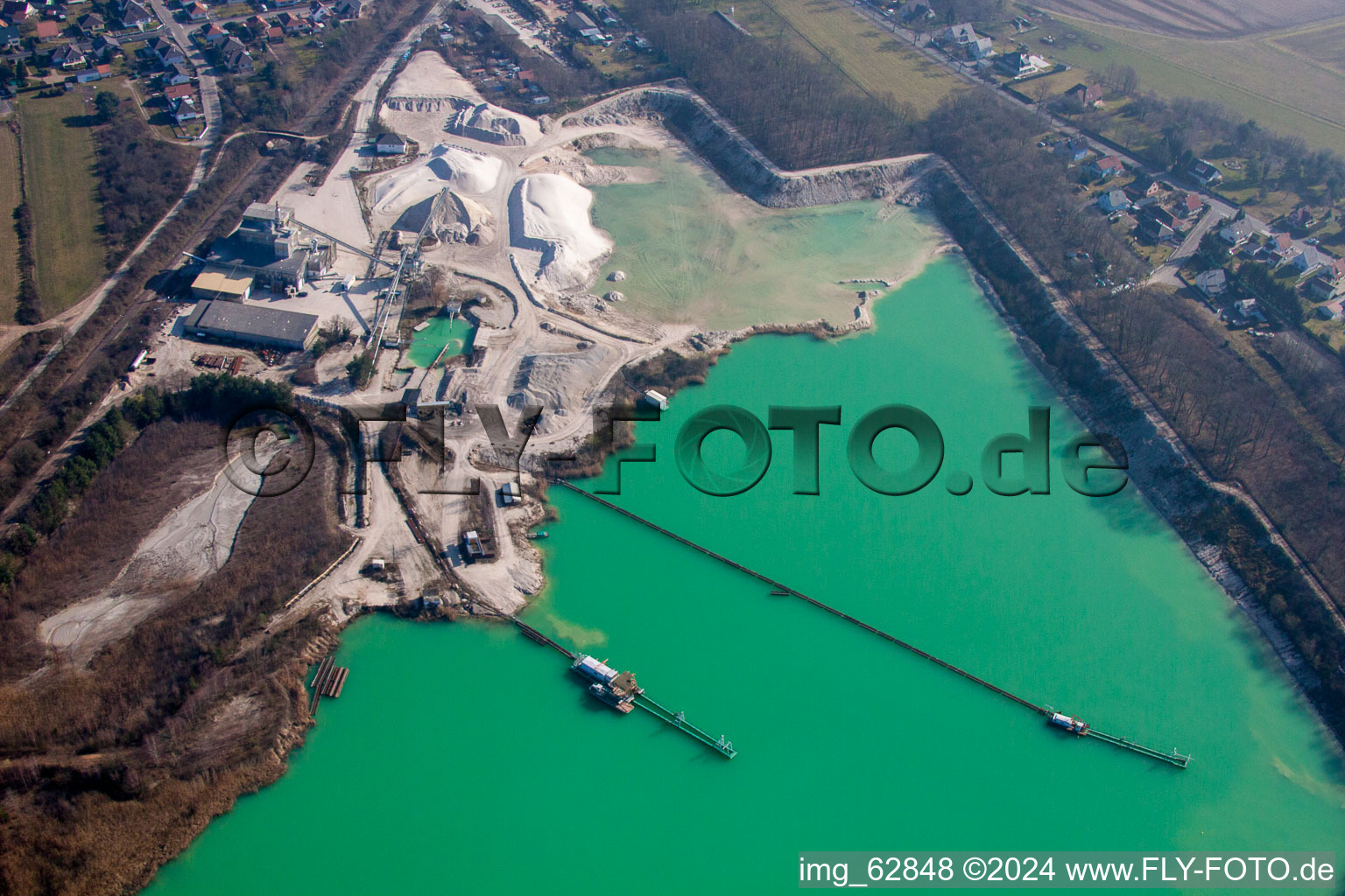 Bird's eye view of Haguenau in the state Bas-Rhin, France