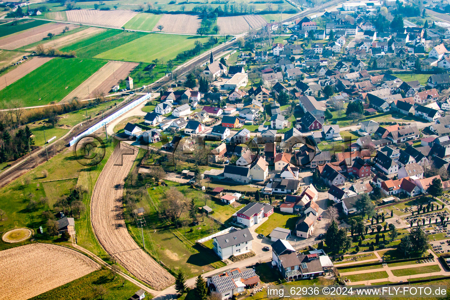 Gürrelstrasse in the district Kork in Kehl in the state Baden-Wuerttemberg, Germany