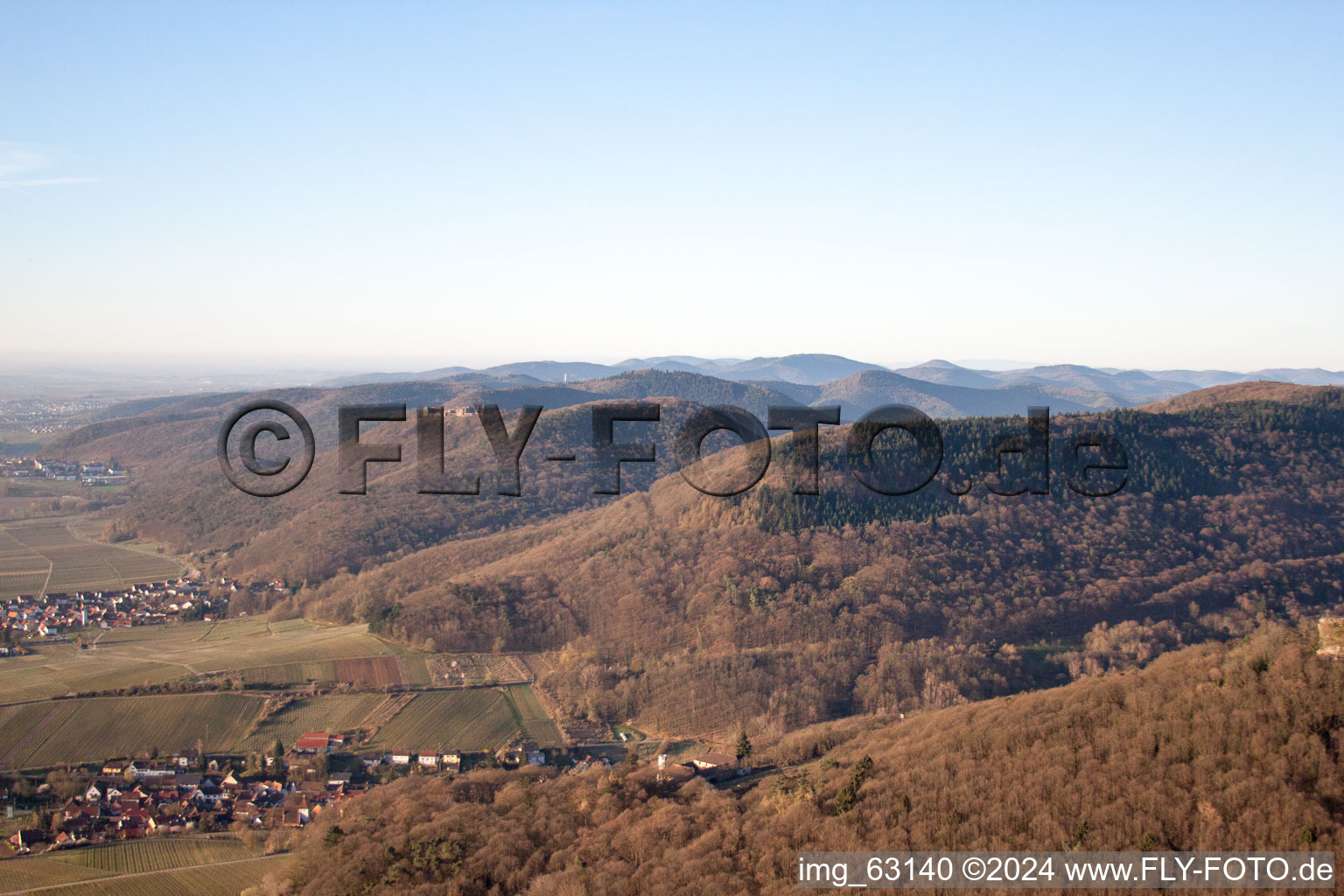 And Madenburg in Leinsweiler in the state Rhineland-Palatinate, Germany