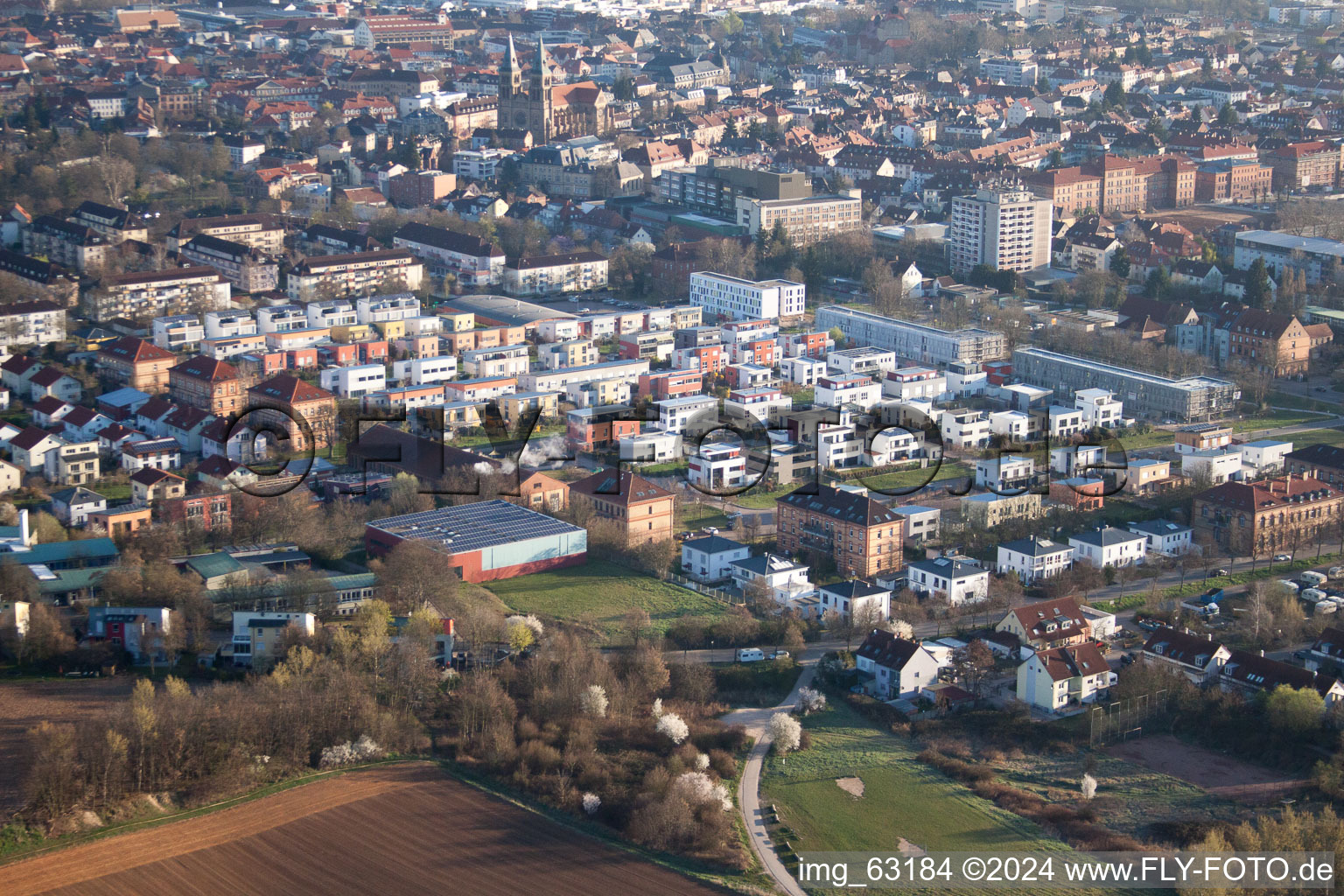 Vauban Quarter in Landau in der Pfalz in the state Rhineland-Palatinate, Germany