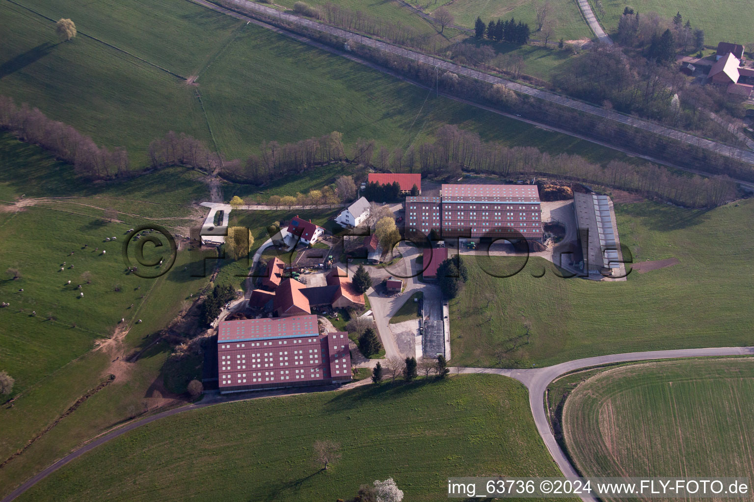 Gumbrechtshoffen in the state Bas-Rhin, France out of the air