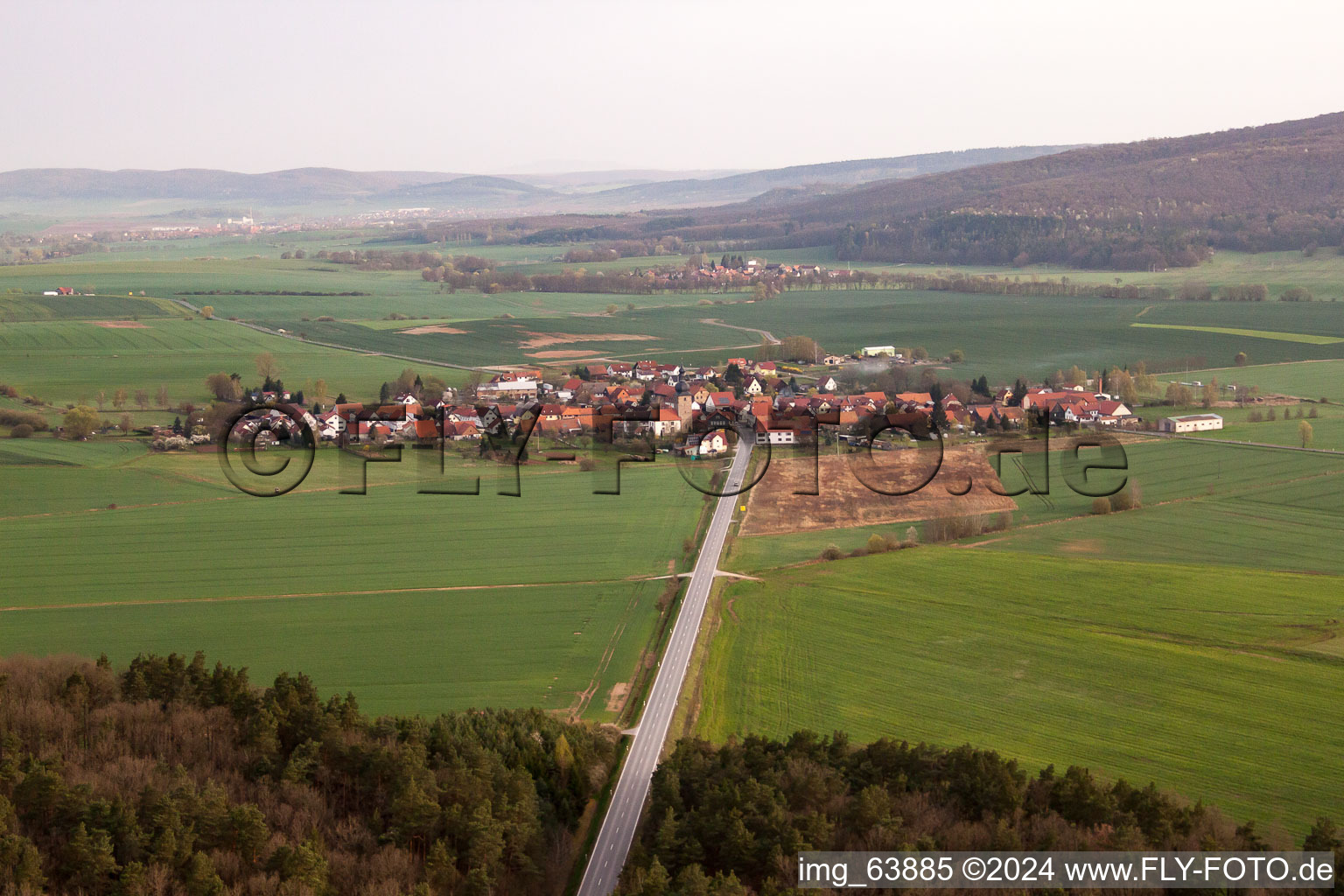 Eicha in the state Thuringia, Germany