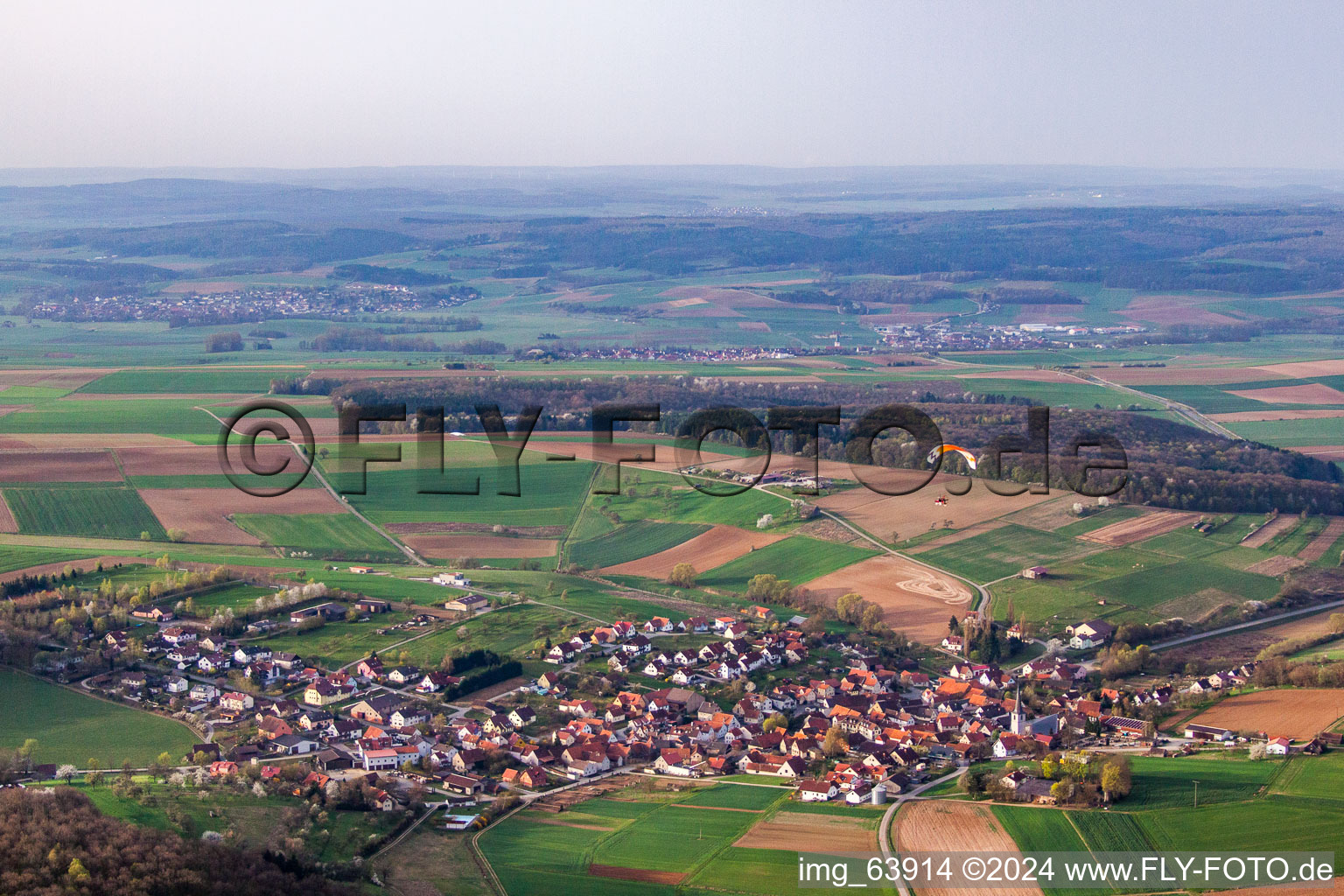 District Wargolshausen in Hollstadt in the state Bavaria, Germany