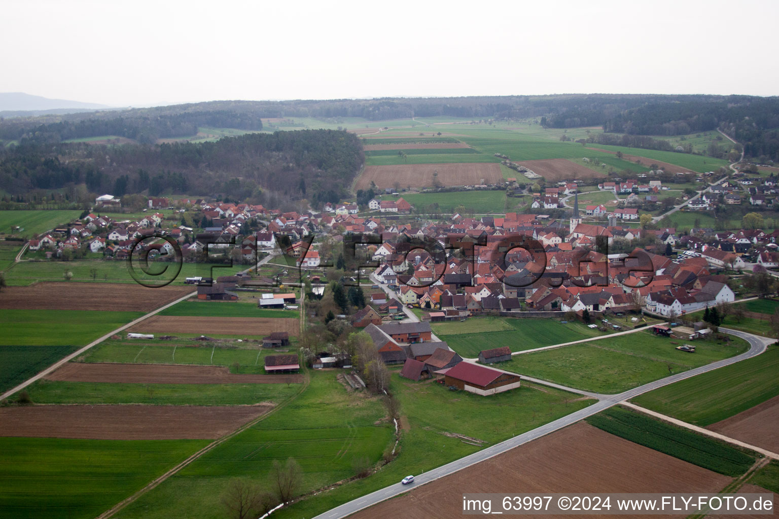 Hendungen in the state Bavaria, Germany