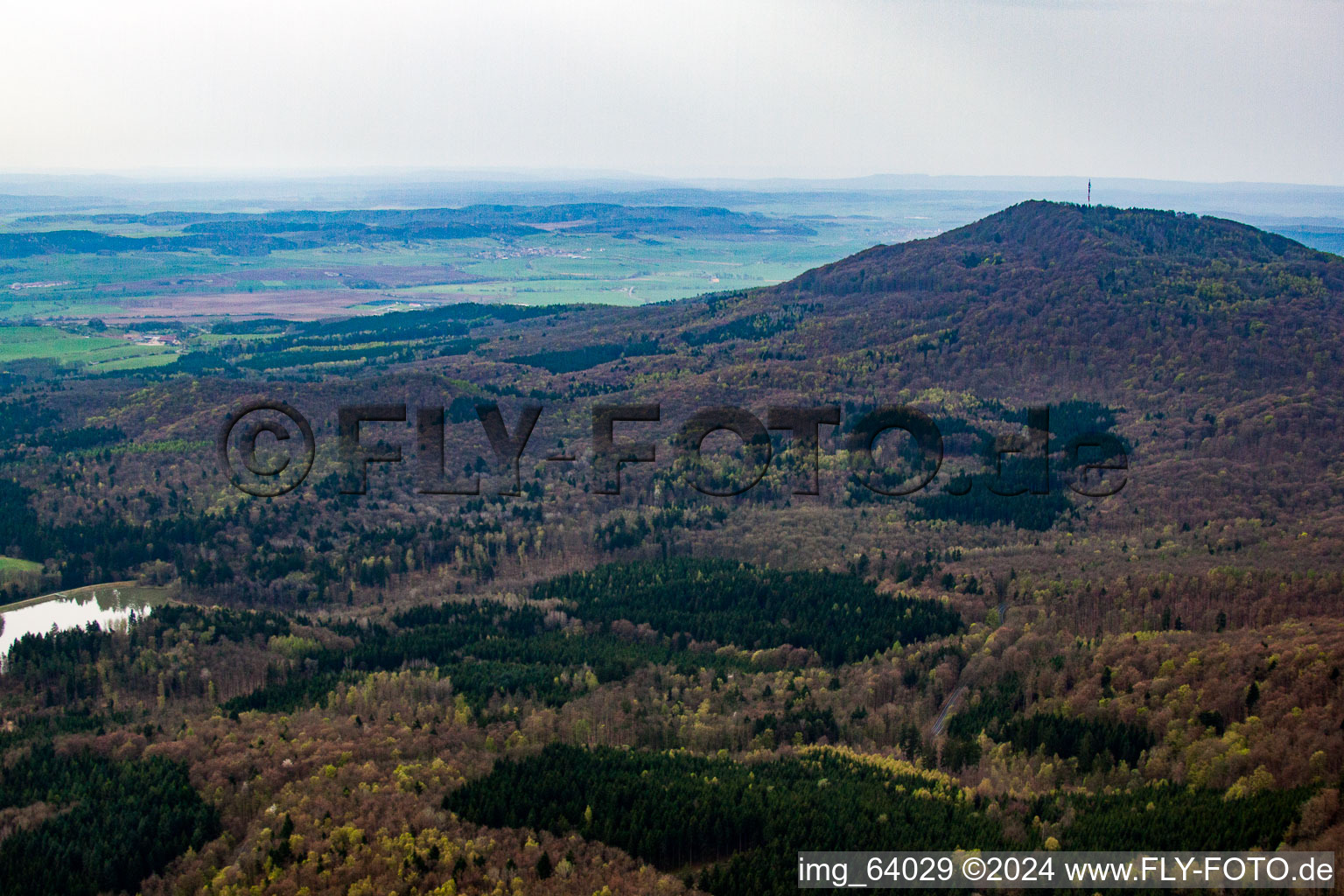 Equal Mountains in Zeilfeld in the state Thuringia, Germany