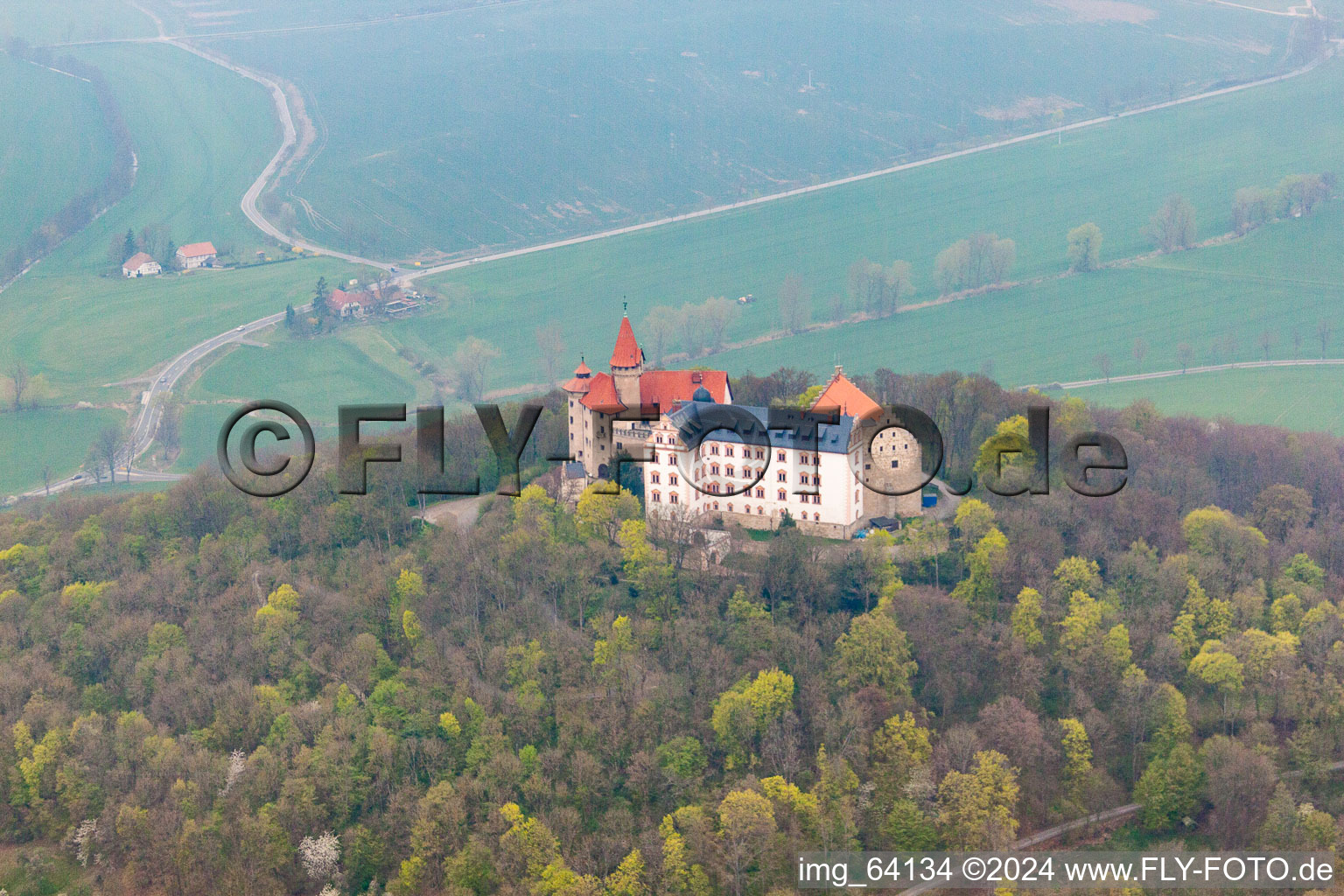 Castle Heldburg in Heldburg in the state Thuringia, Germany