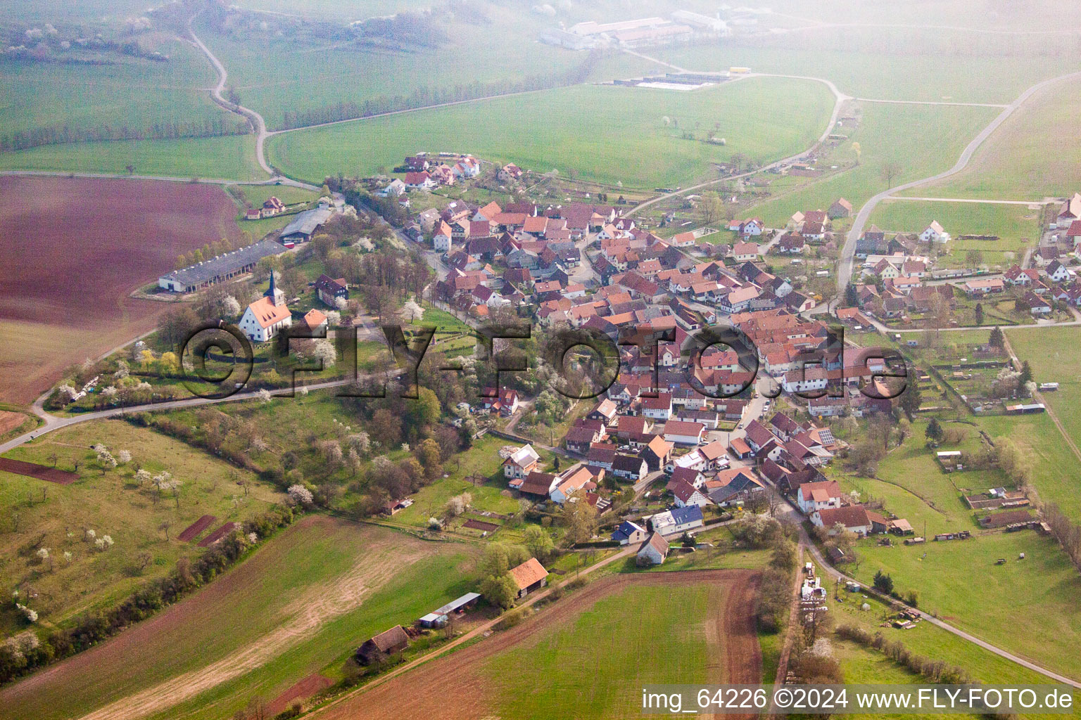 District Rieth in Heldburg in the state Thuringia, Germany