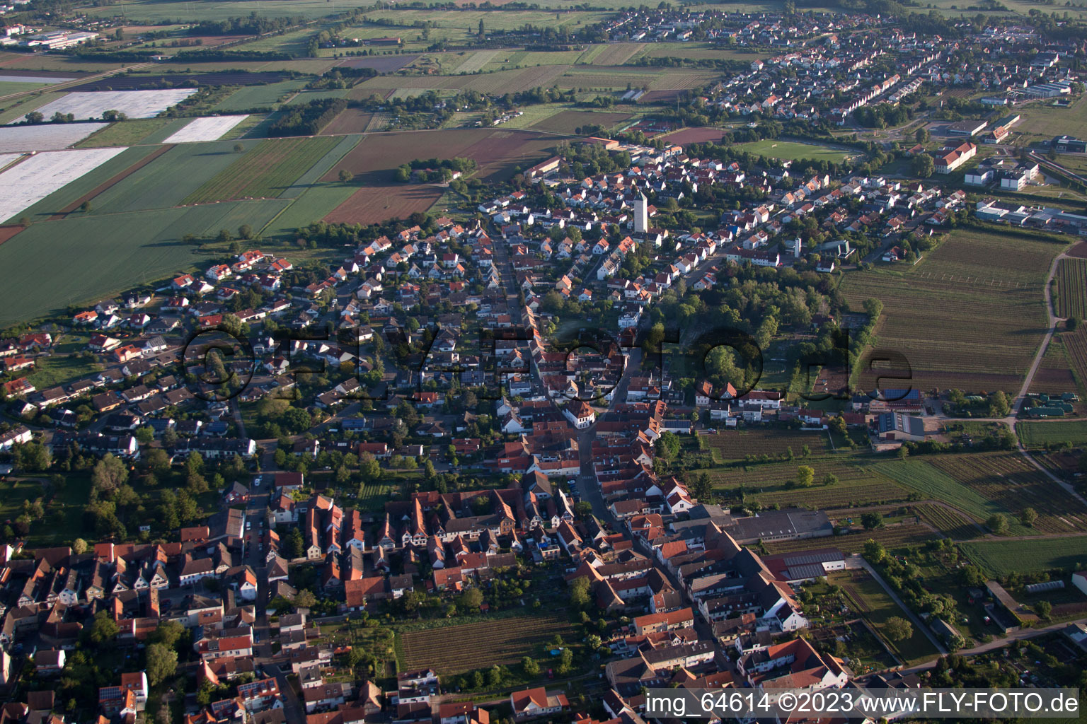 Goethestr in the district Lachen in Neustadt an der Weinstraße in the state Rhineland-Palatinate, Germany