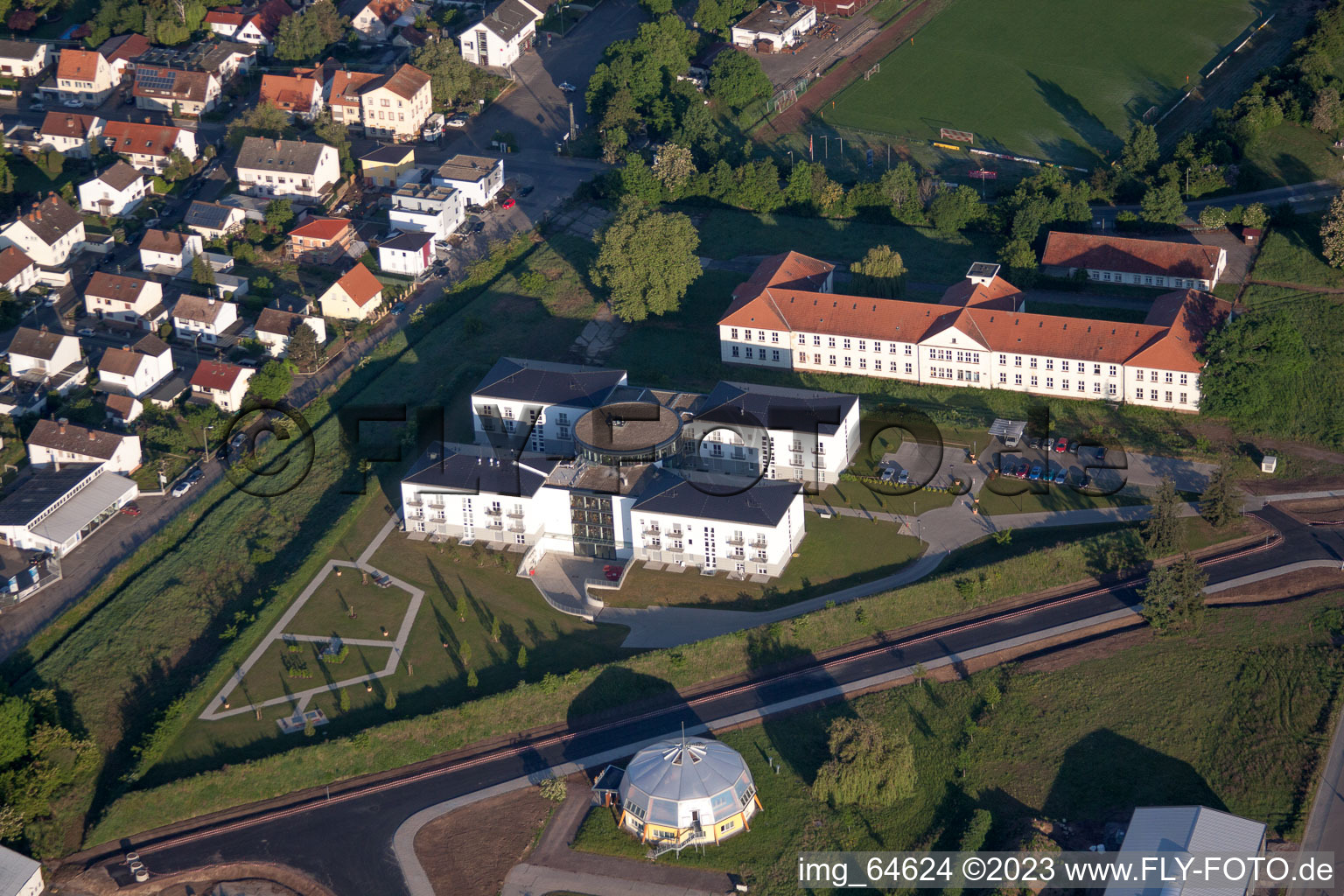 Haardtblick Senior Citizens’ Home in the district Speyerdorf in Neustadt an der Weinstraße in the state Rhineland-Palatinate, Germany