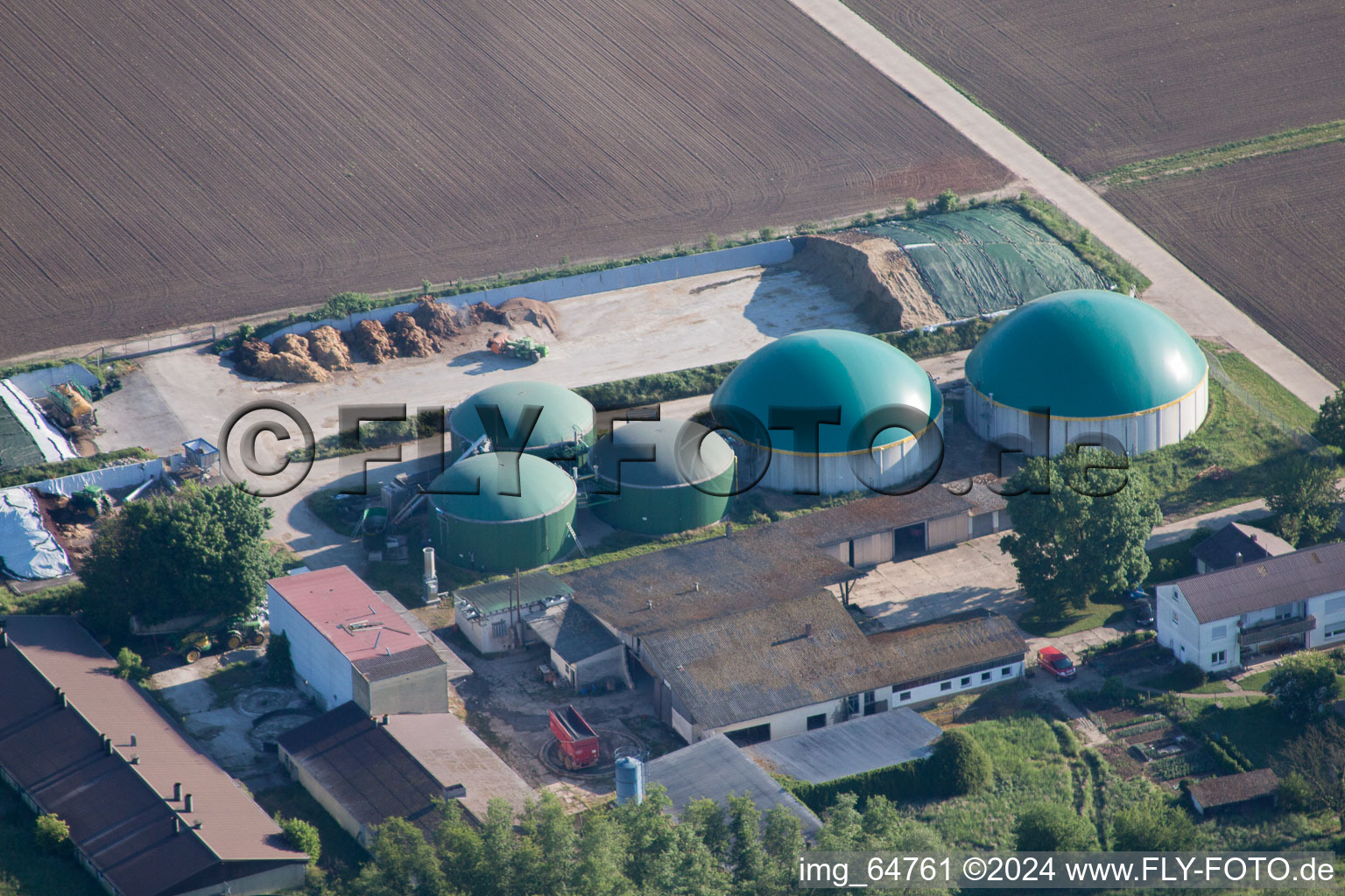 Winden in the state Rhineland-Palatinate, Germany viewn from the air