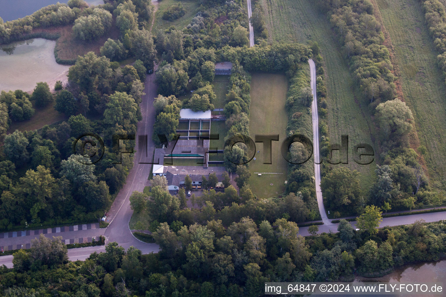 Rifle club in the district Eggenstein in Eggenstein-Leopoldshafen in the state Baden-Wuerttemberg, Germany