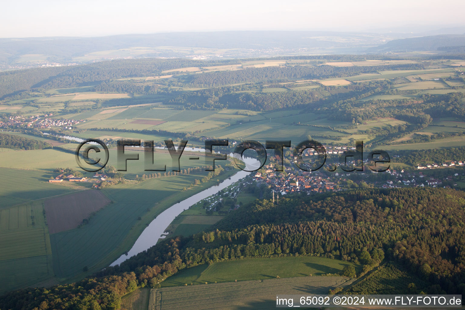 Polle in the state Lower Saxony, Germany