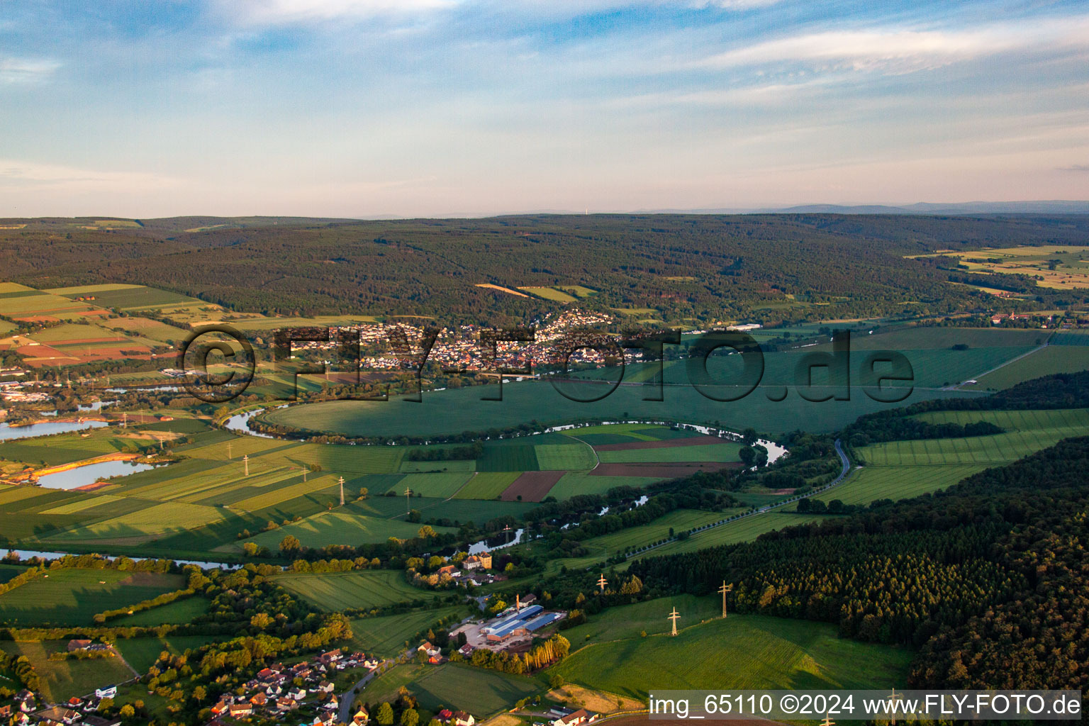 District Lüchtringen in Höxter in the state North Rhine-Westphalia, Germany