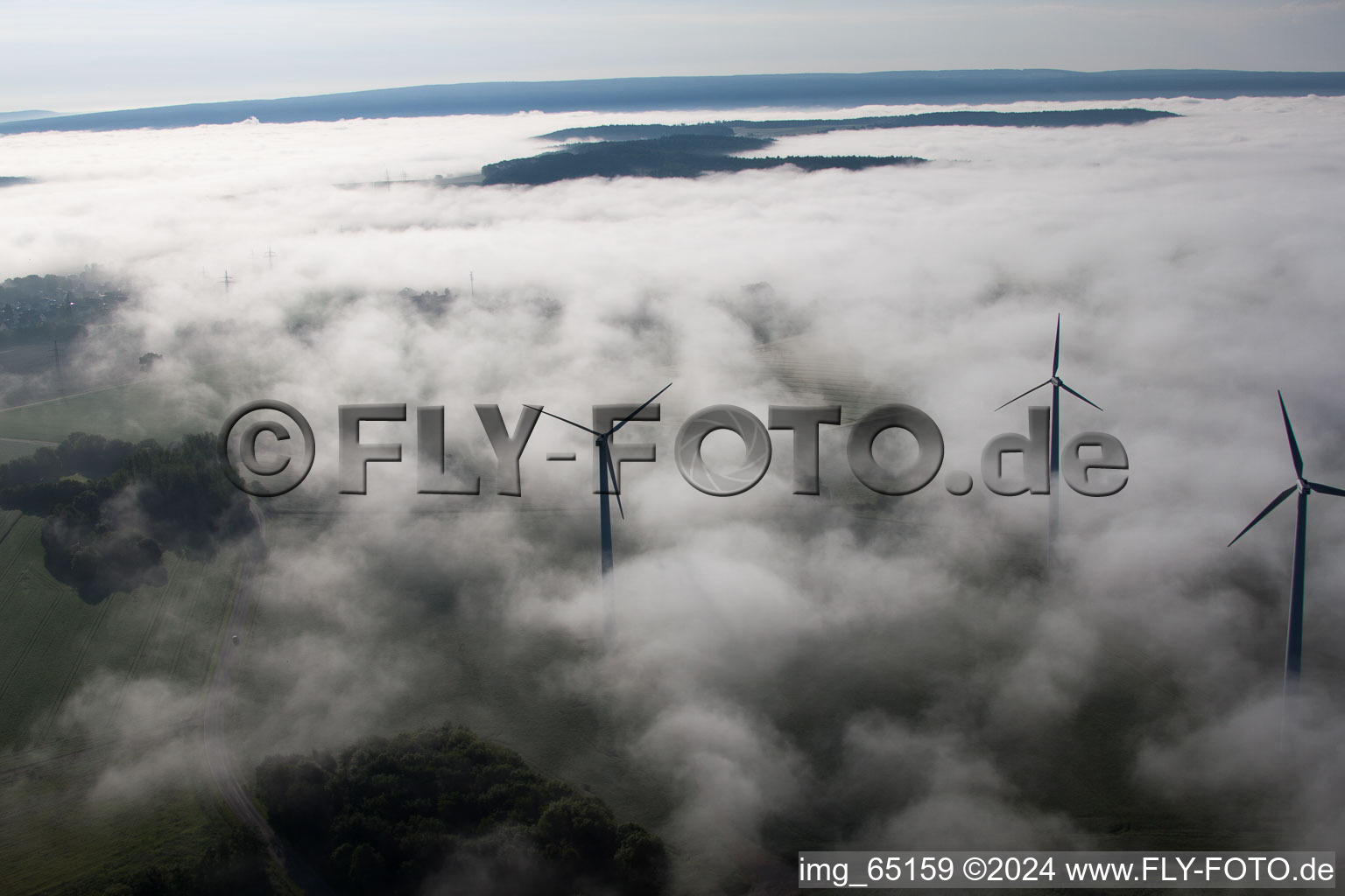 Hohehaus in the state North Rhine-Westphalia, Germany from above