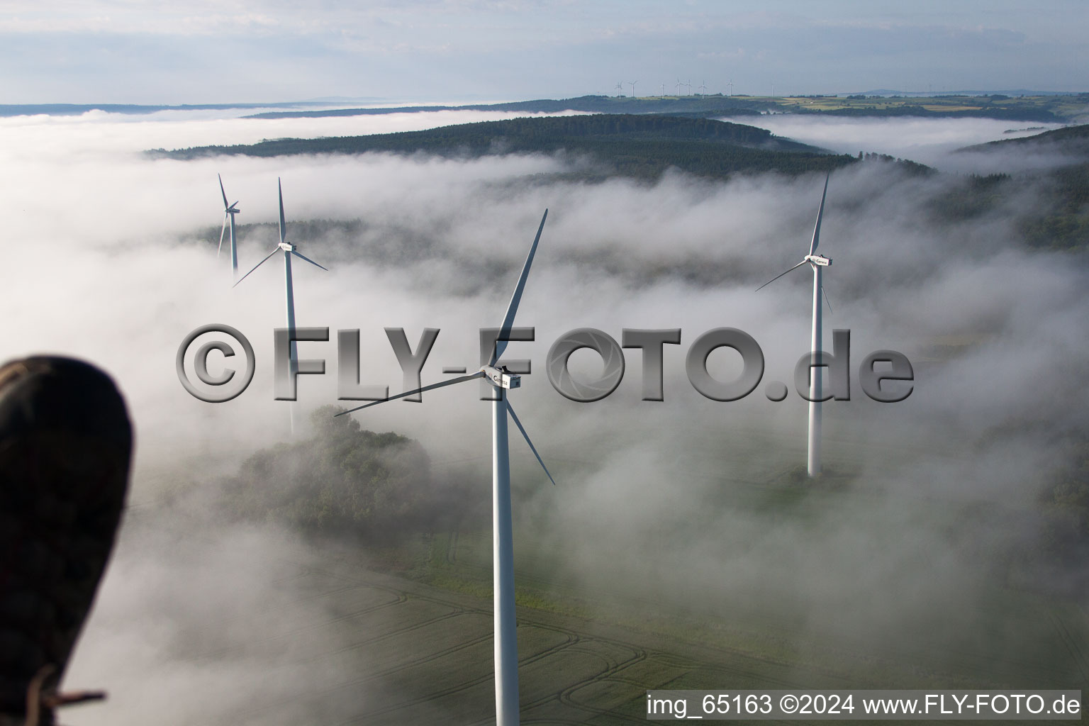 Hohehaus in the state North Rhine-Westphalia, Germany seen from above