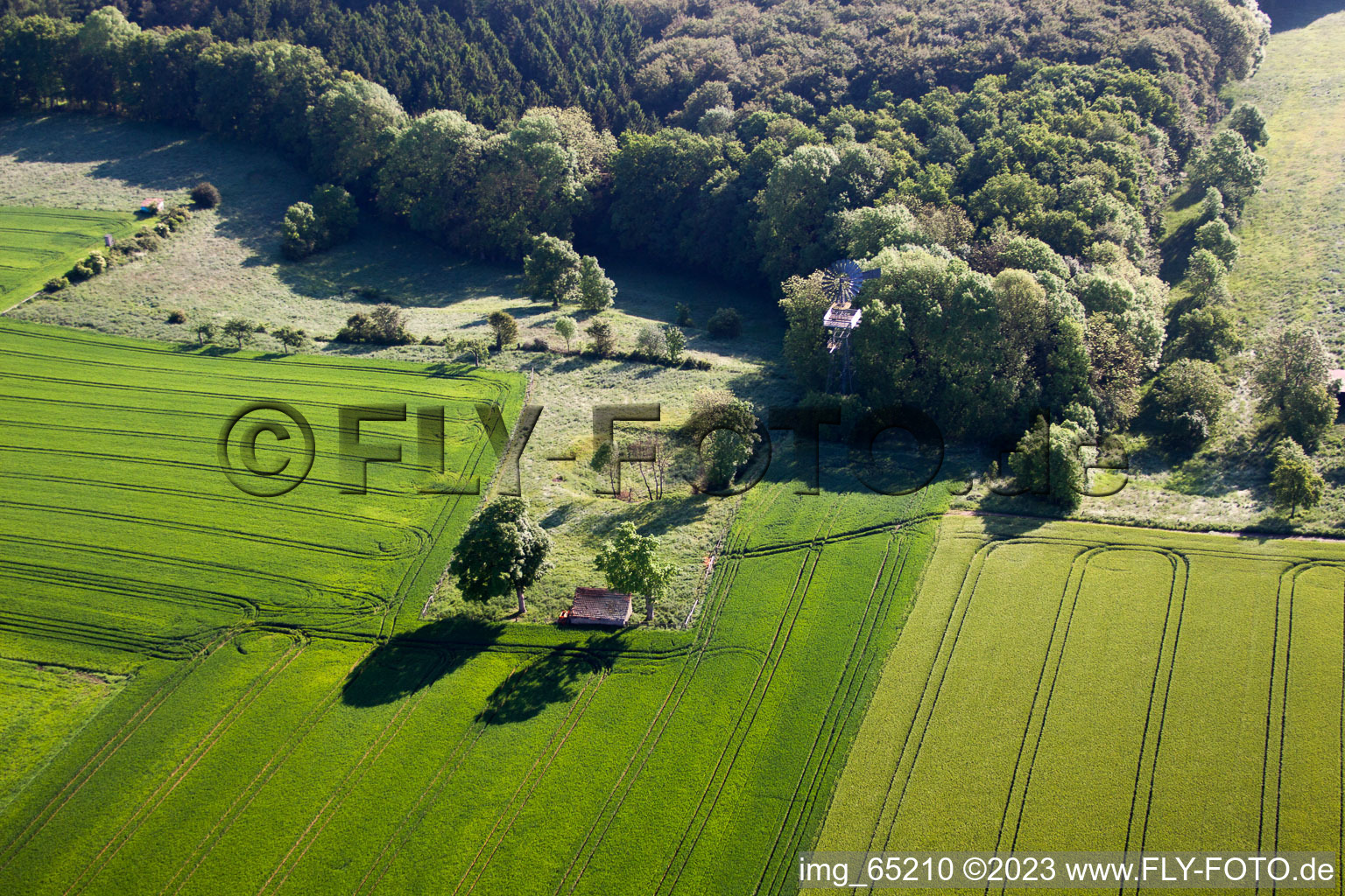 Aerial photograpy of Altenbergen in the state North Rhine-Westphalia, Germany