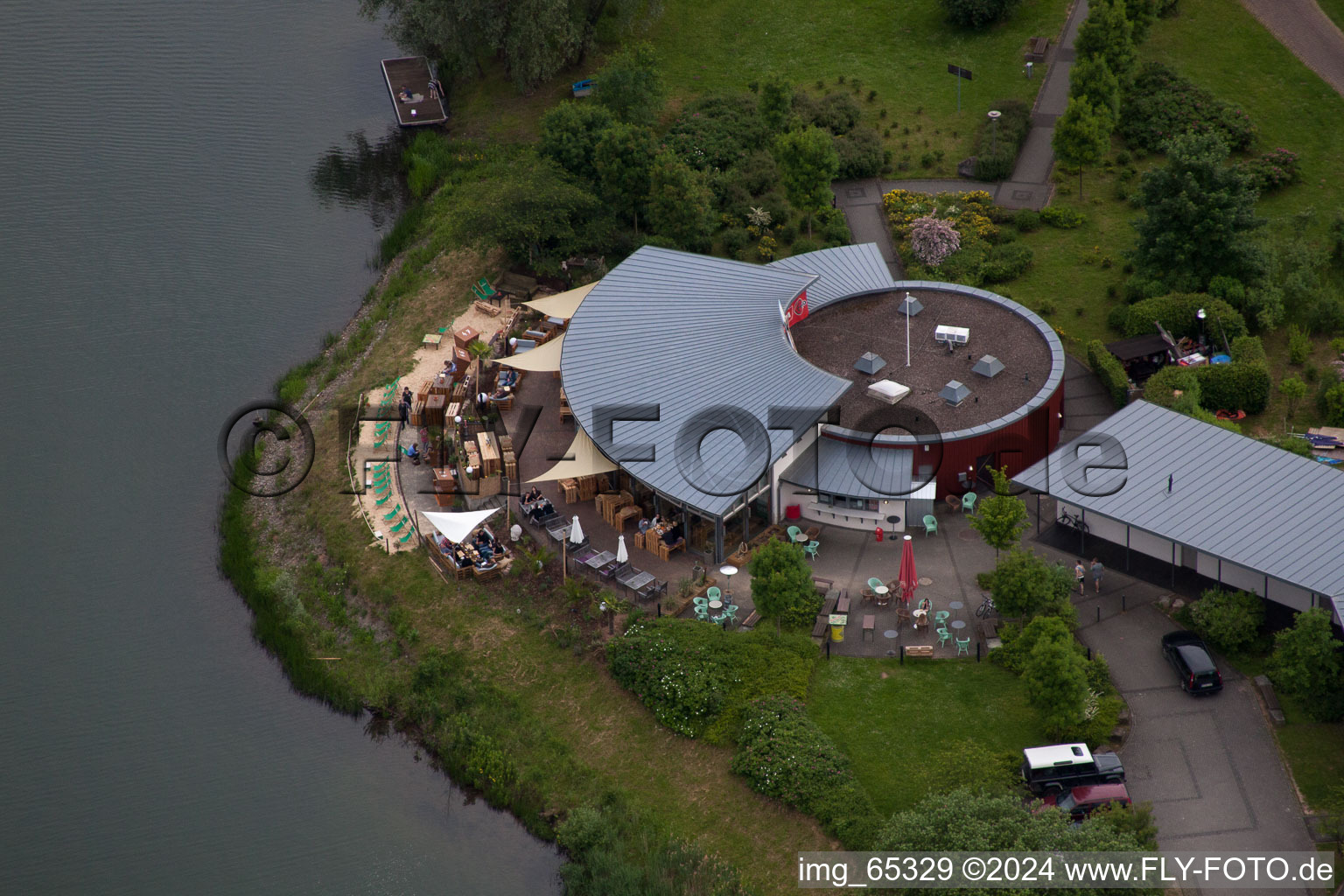 Höxter in the state North Rhine-Westphalia, Germany viewn from the air