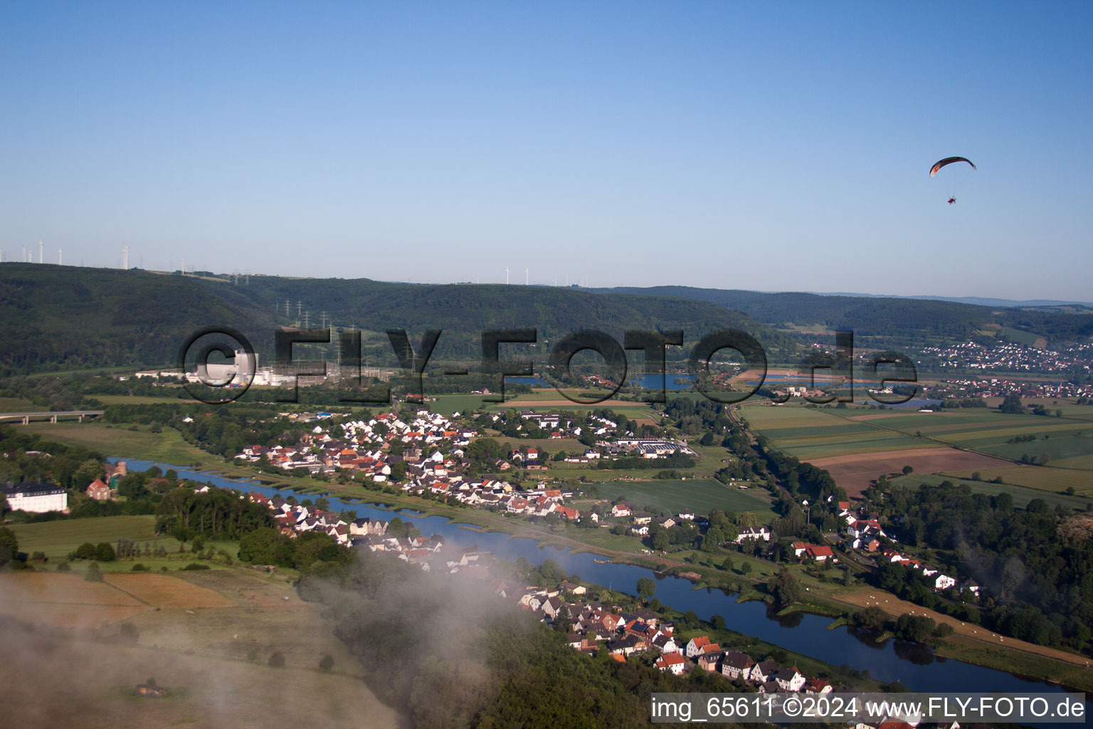 Herstelle in the state North Rhine-Westphalia, Germany from the plane