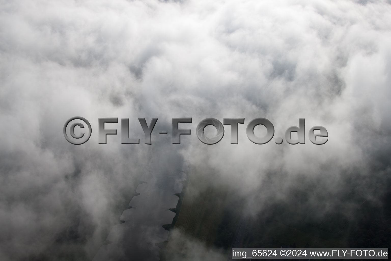 Bad Karlshafen in the state Hesse, Germany seen from a drone