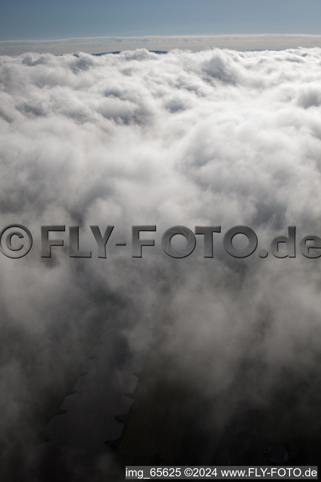 Aerial view of Bad Karlshafen in the state Hesse, Germany