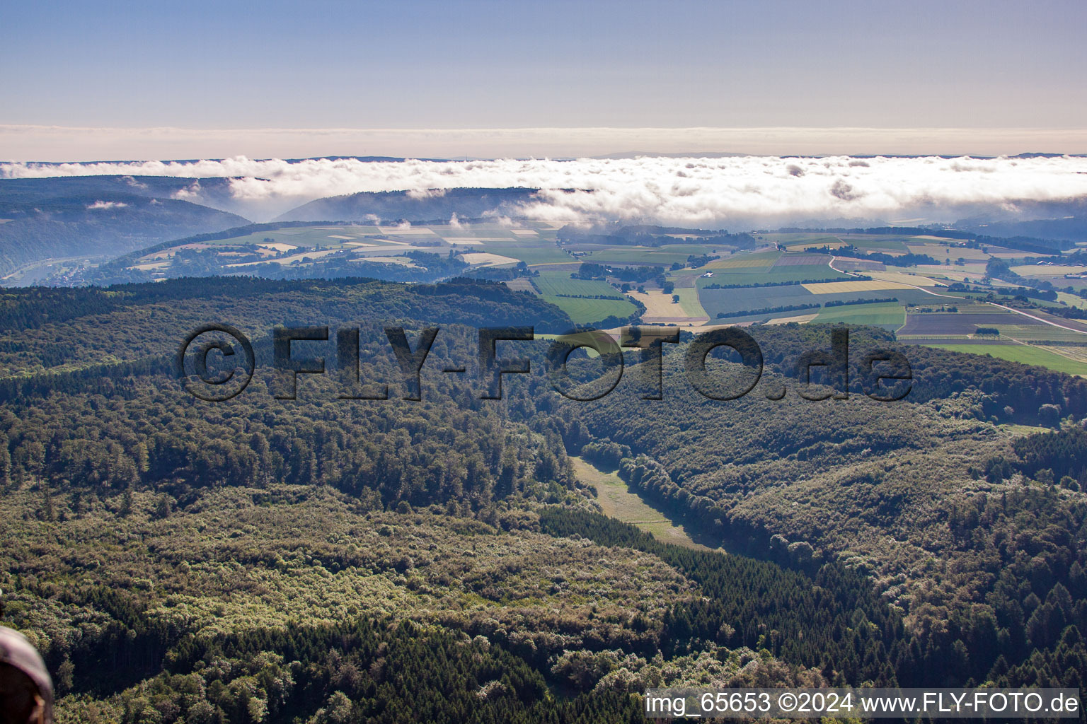 District Langenthal in Trendelburg in the state Hesse, Germany out of the air