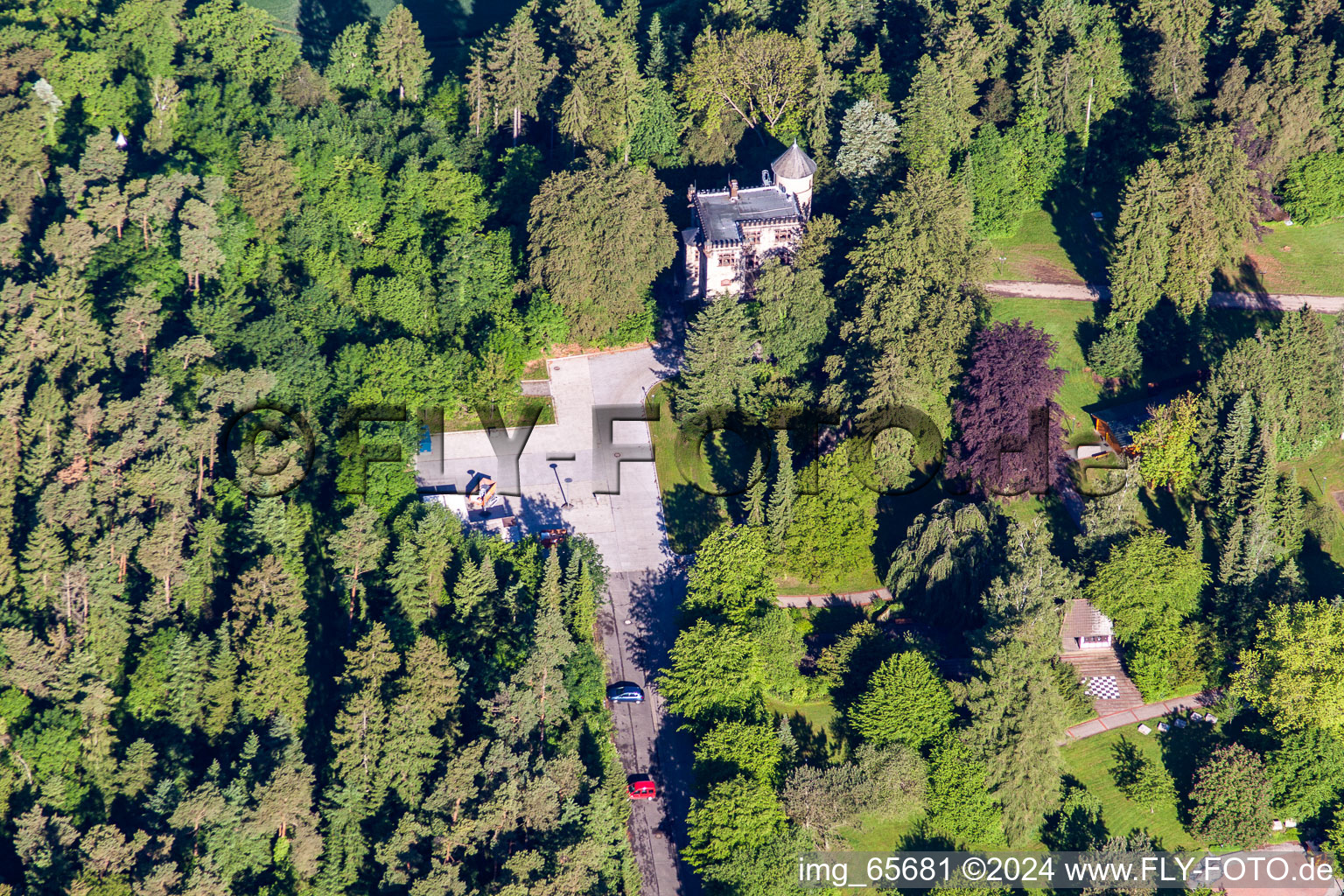 Drenke in the state North Rhine-Westphalia, Germany from above