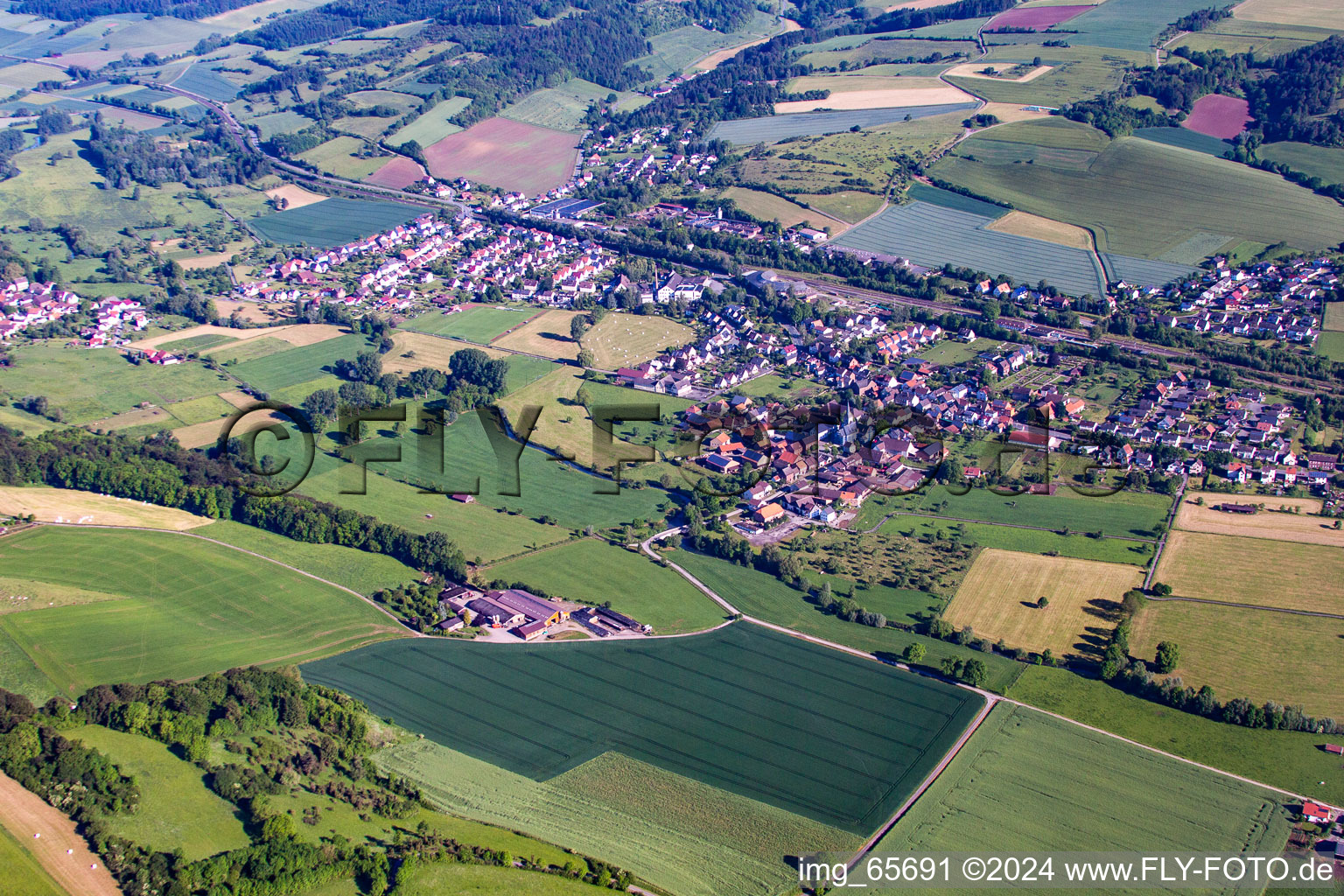 Ottbergen in the state North Rhine-Westphalia, Germany