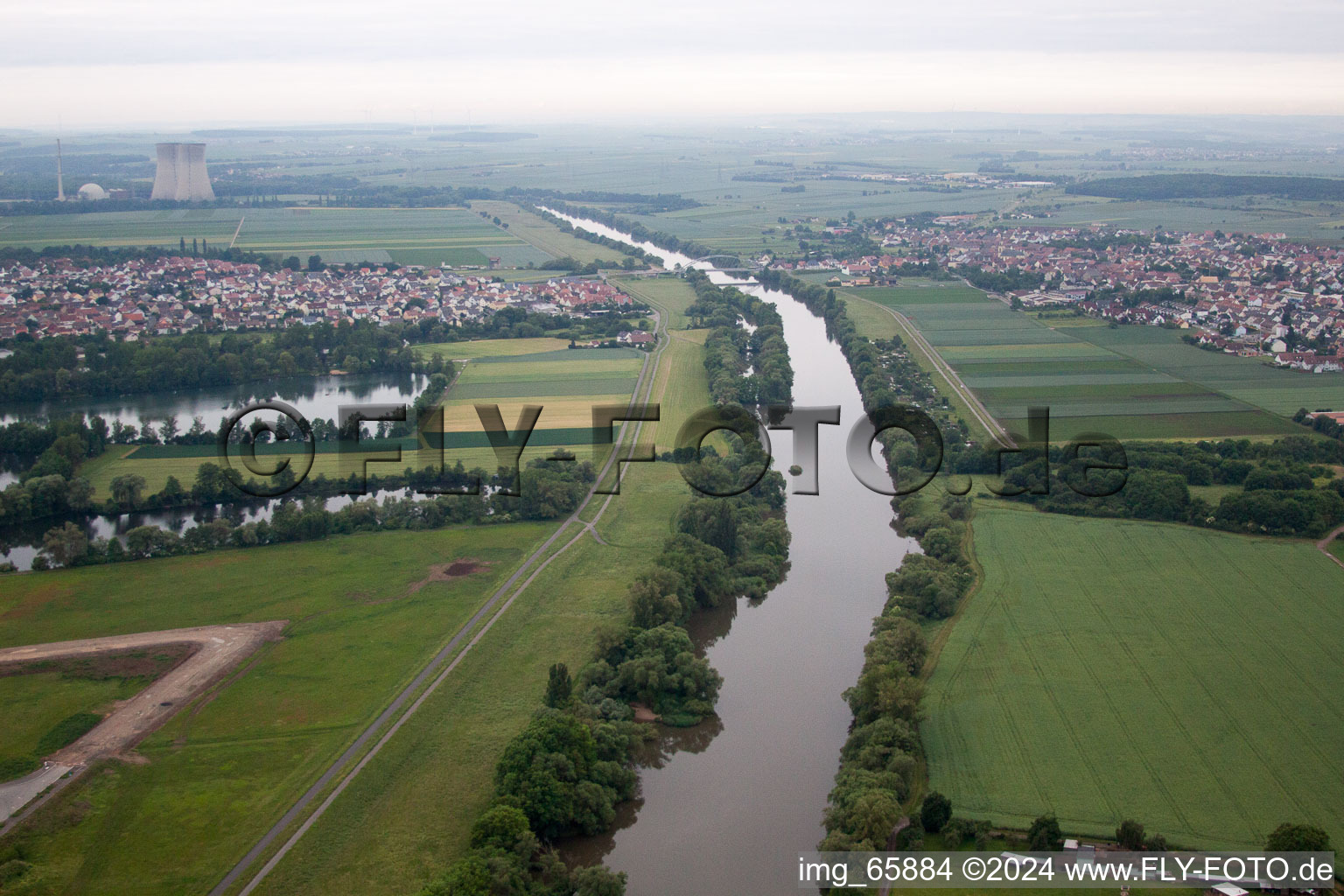 Main to W in Schweinfurt in the state Bavaria, Germany