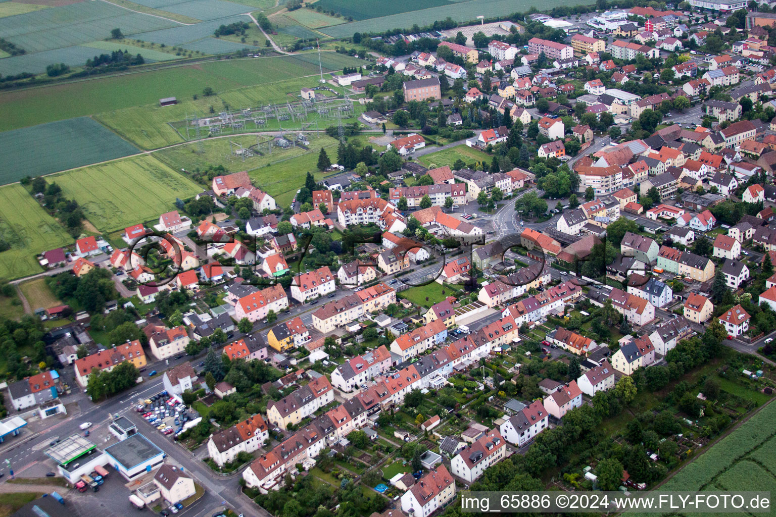 Oberdorf in Schweinfurt in the state Bavaria, Germany