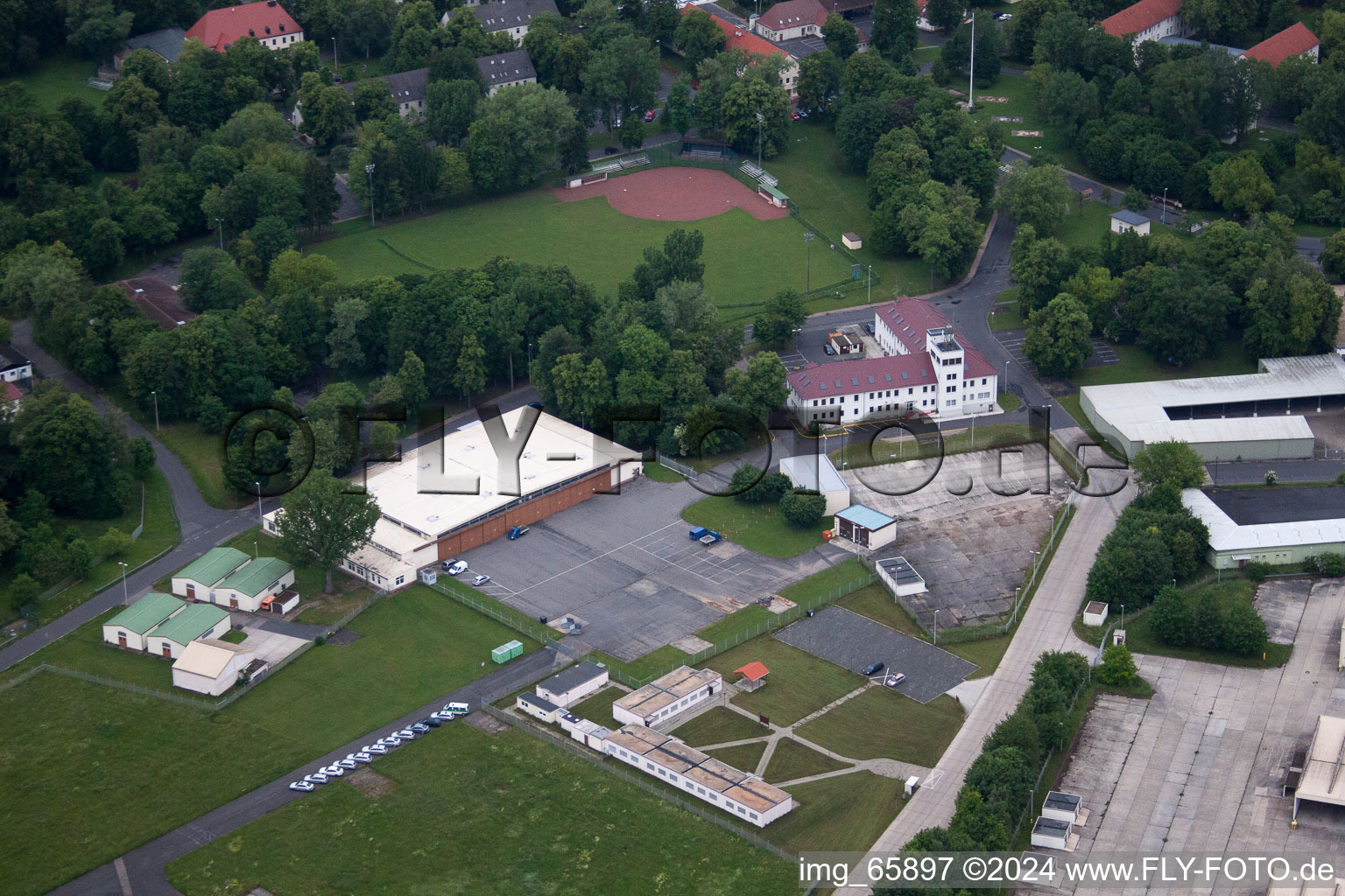 Schweinfurt, closed American airport in Geldersheim in the state Bavaria, Germany