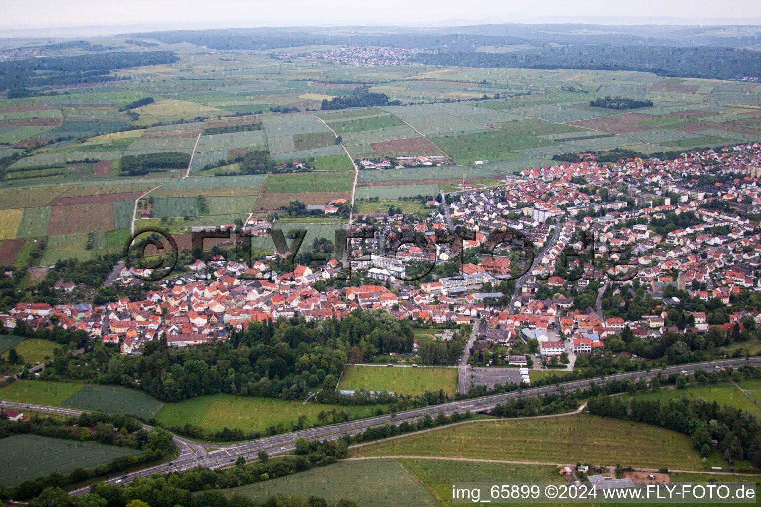 Niederwerrn in the state Bavaria, Germany