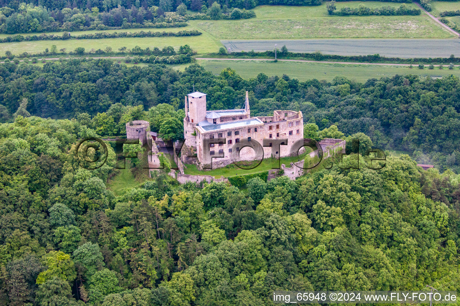 Trimburg Castle in the district Trimberg in Elfershausen in the state Bavaria, Germany